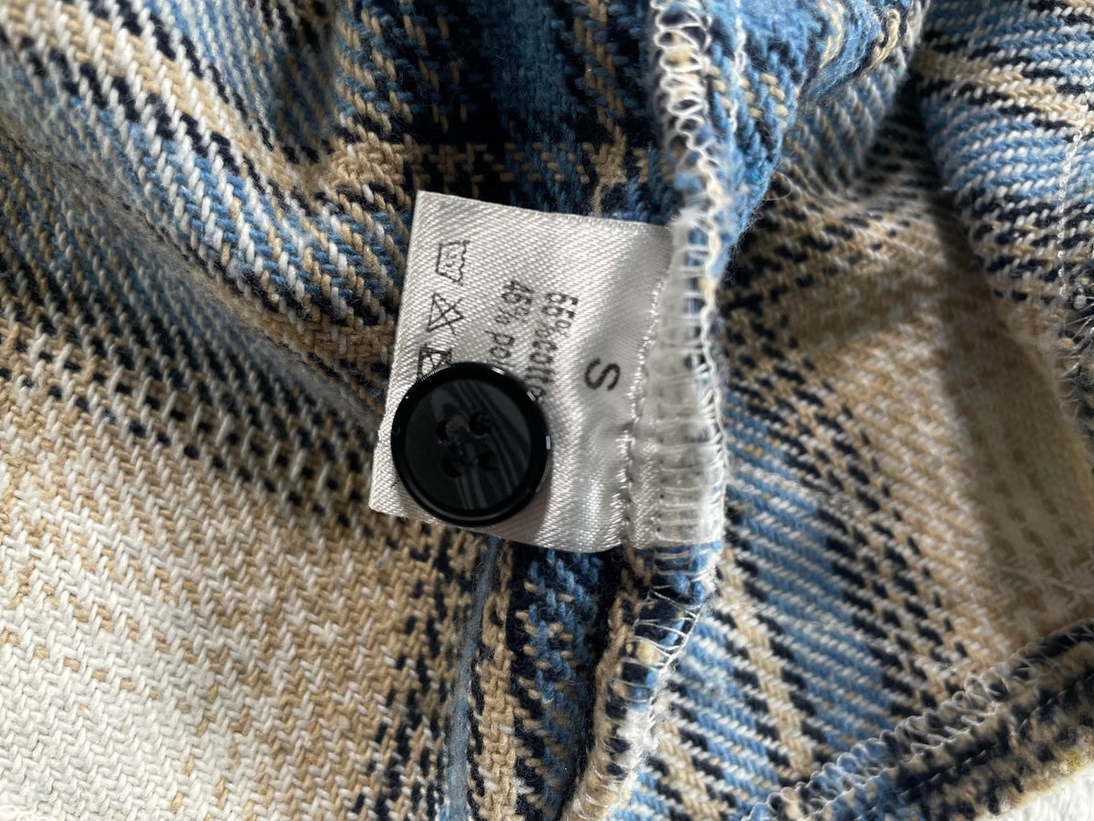 Vale Web Blue & Cream Flannel