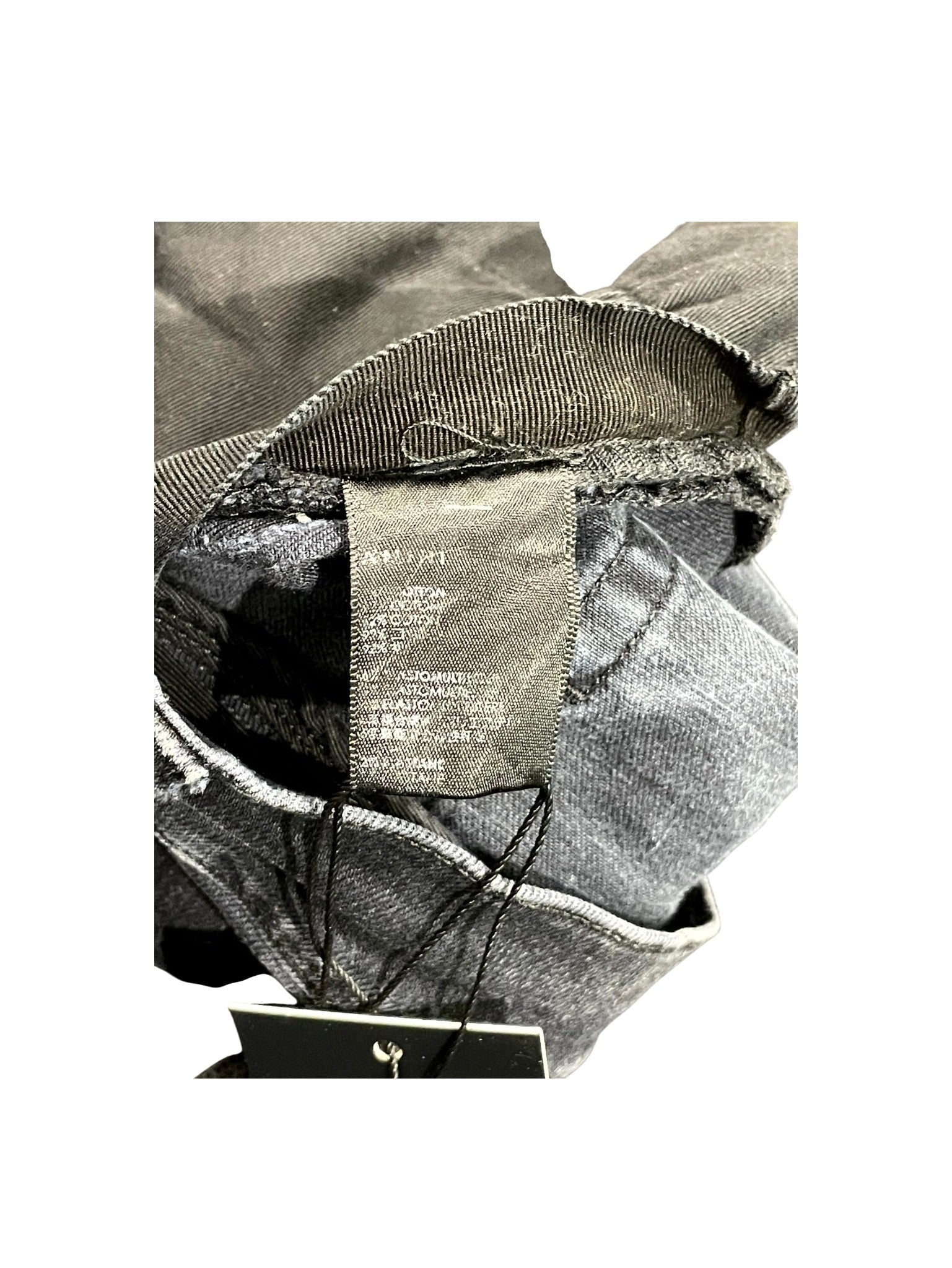 Amiri Plaid Thrasher Patch (Repaired) Black Wash Jeans