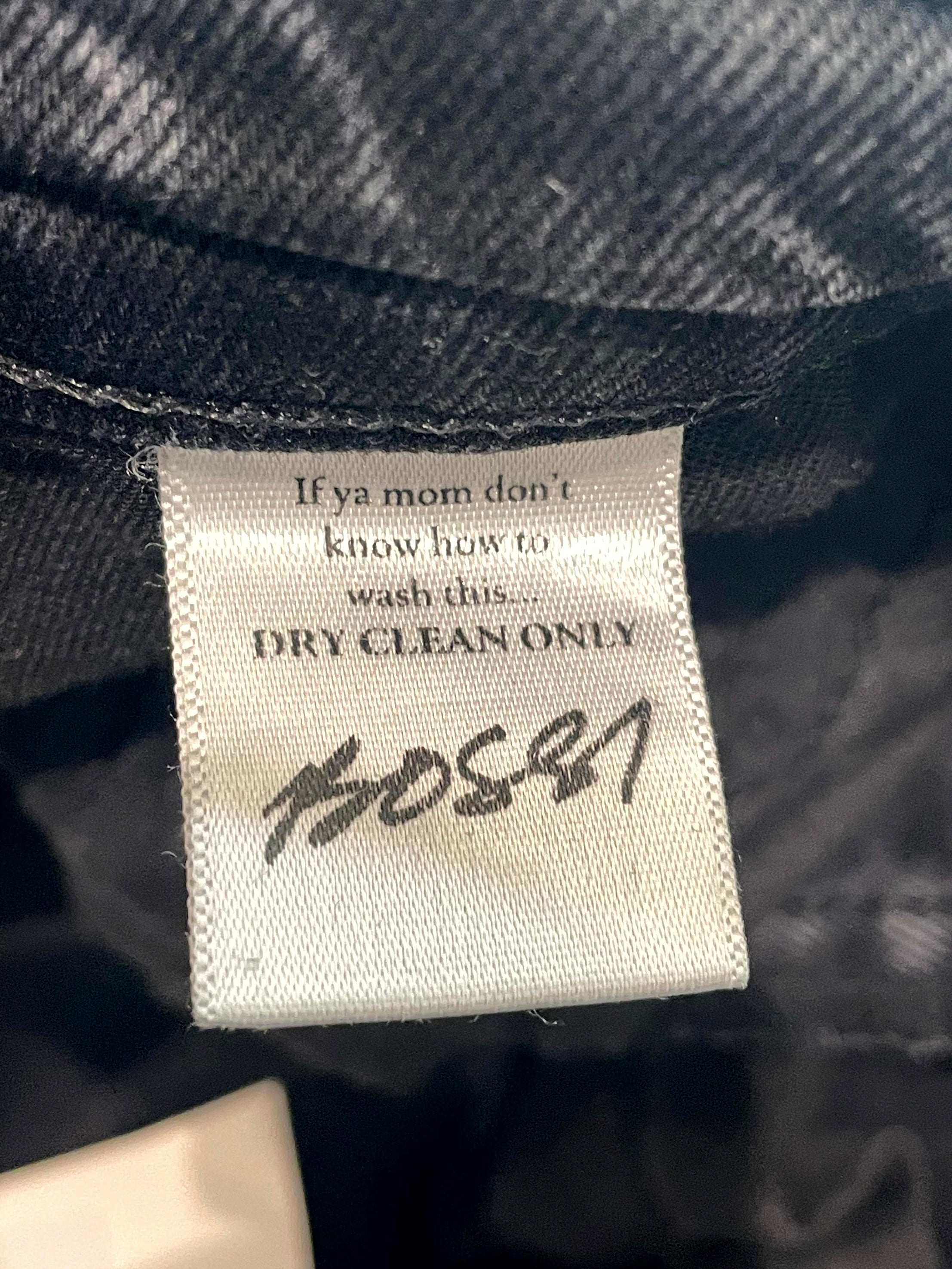 Bossi Black Metal Plate Jeans