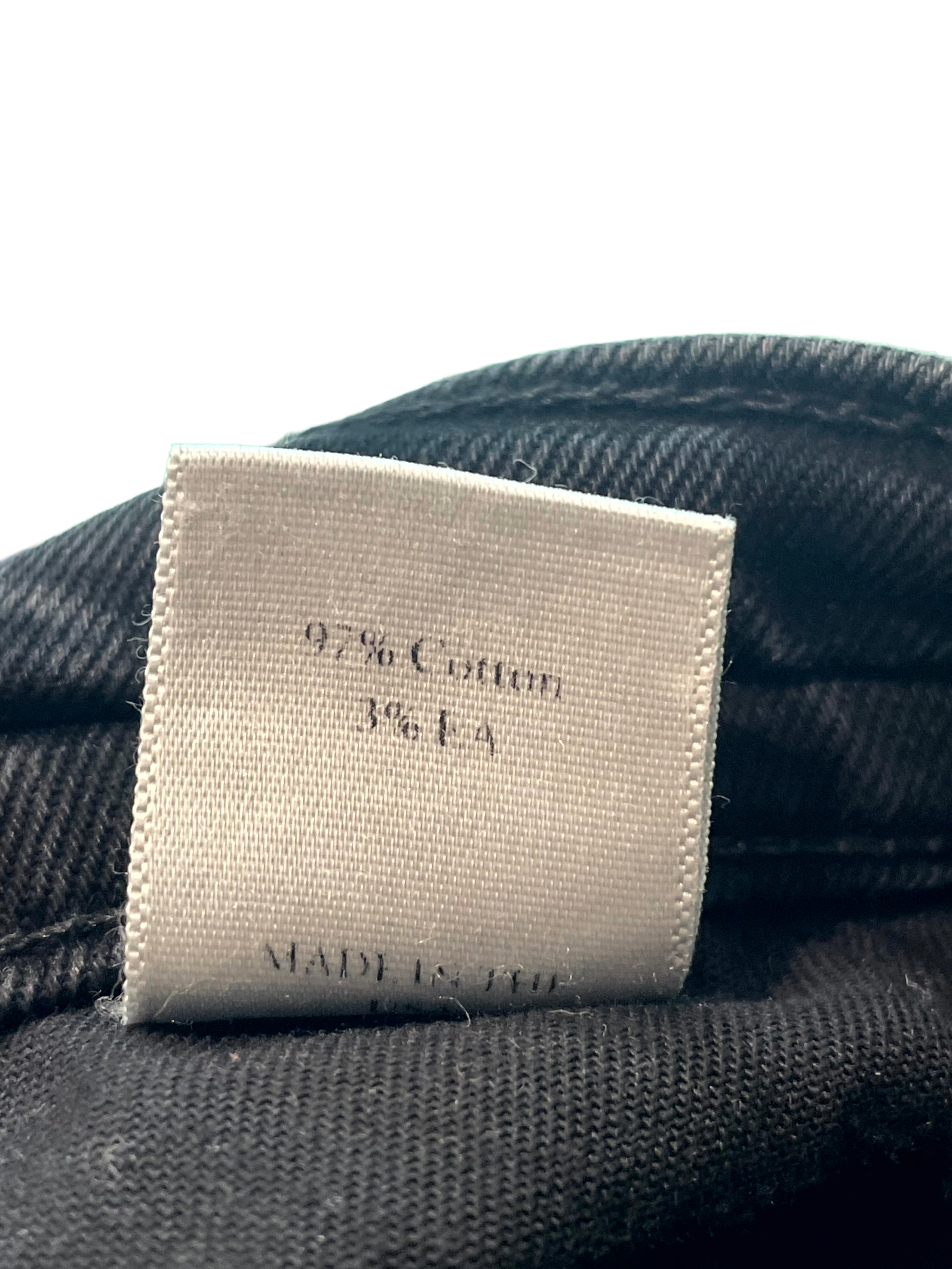 Bossi Black Metal Plate Jeans