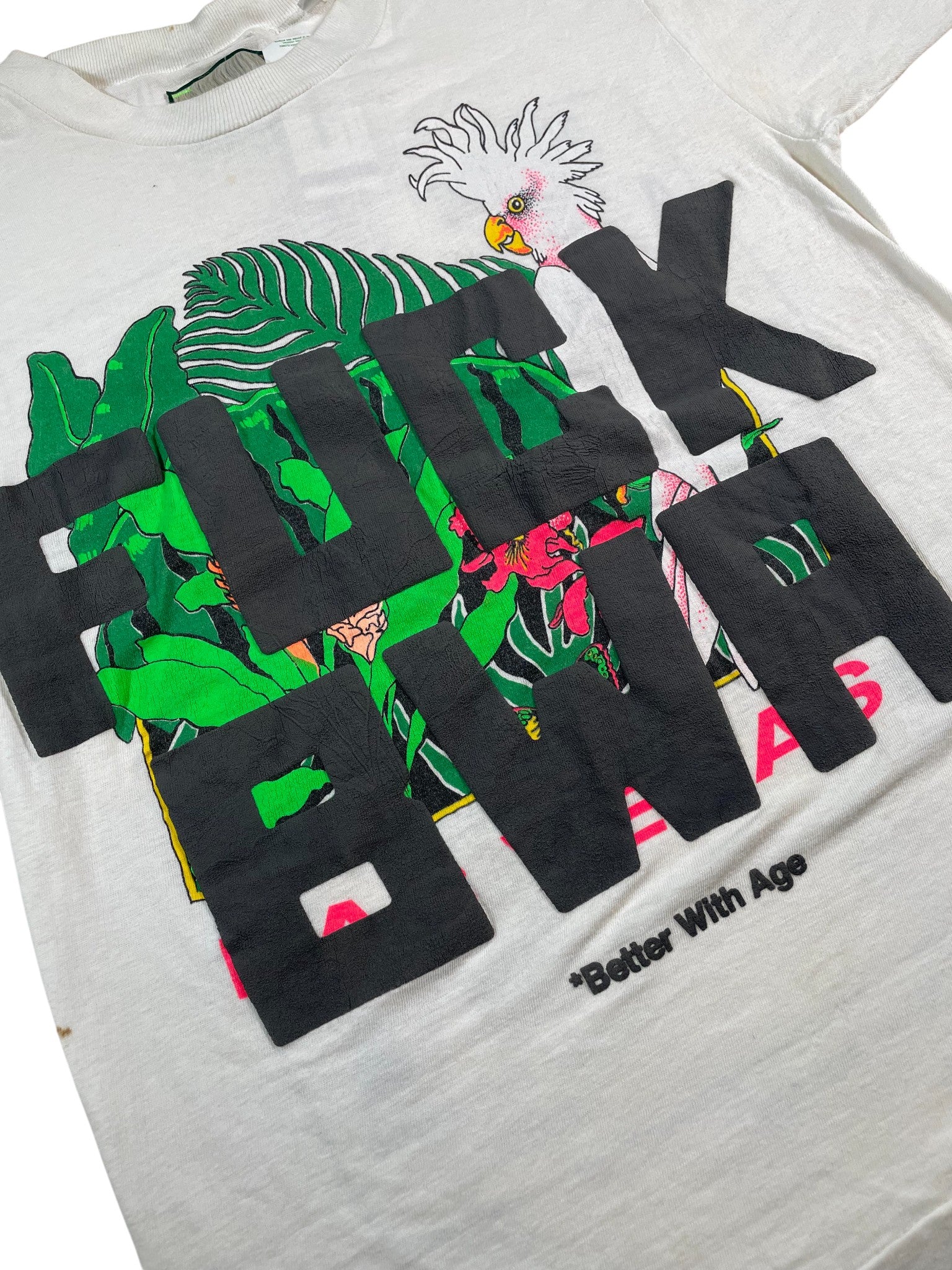 Better With Age White & Green Tee