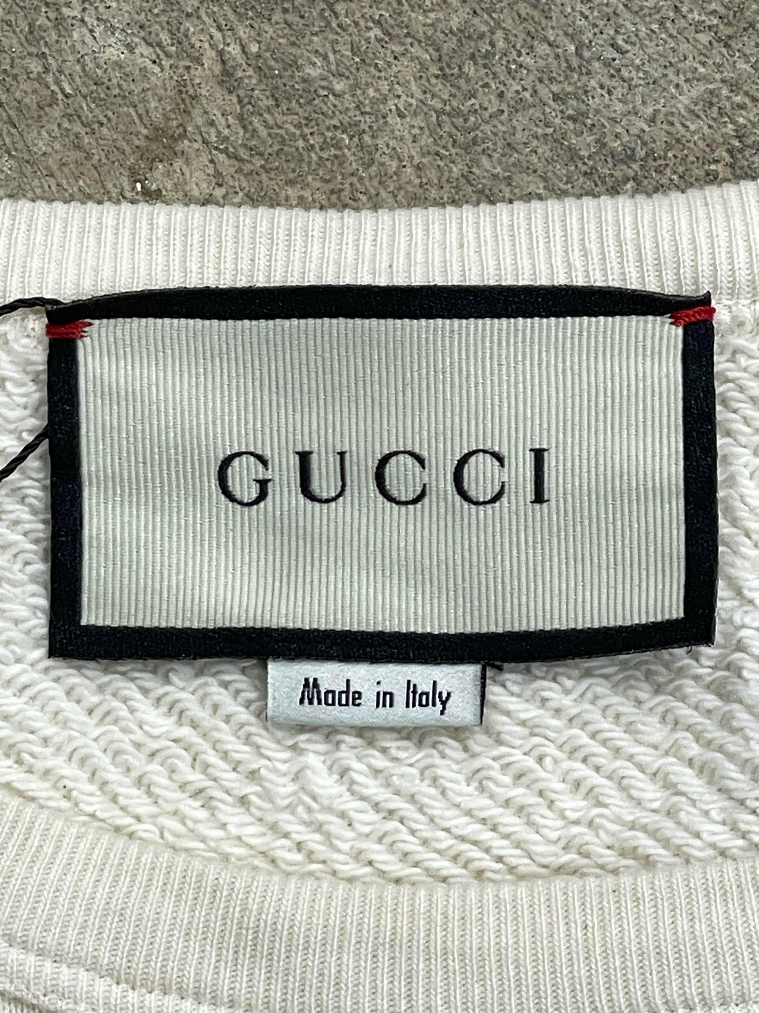 Gucci Pegasus Trainer Cream Crewneck