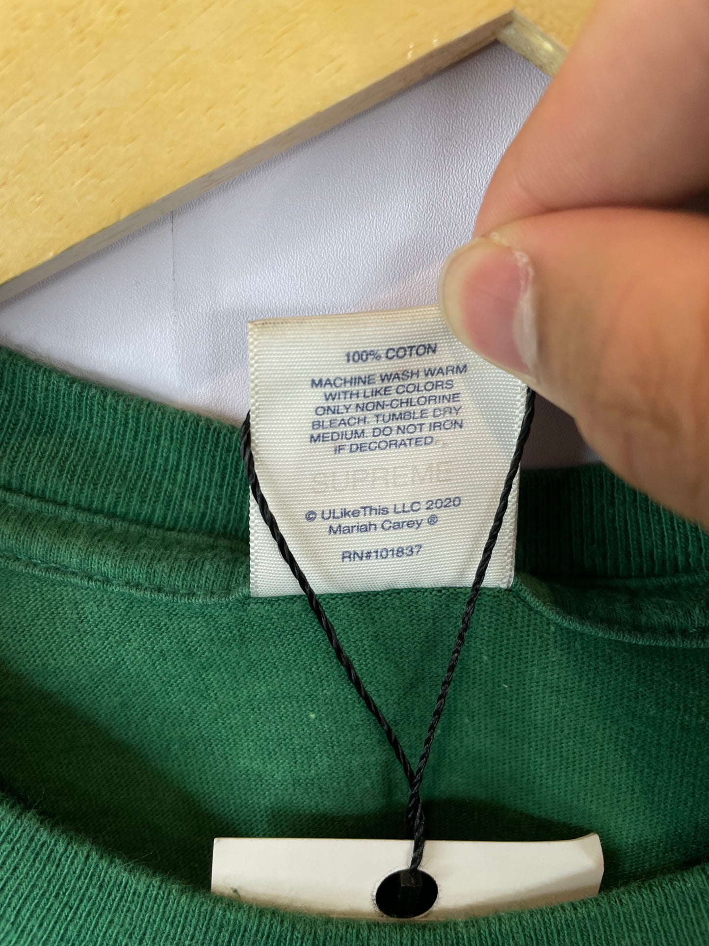Supreme Mariah Carey Tee Green Used Medium