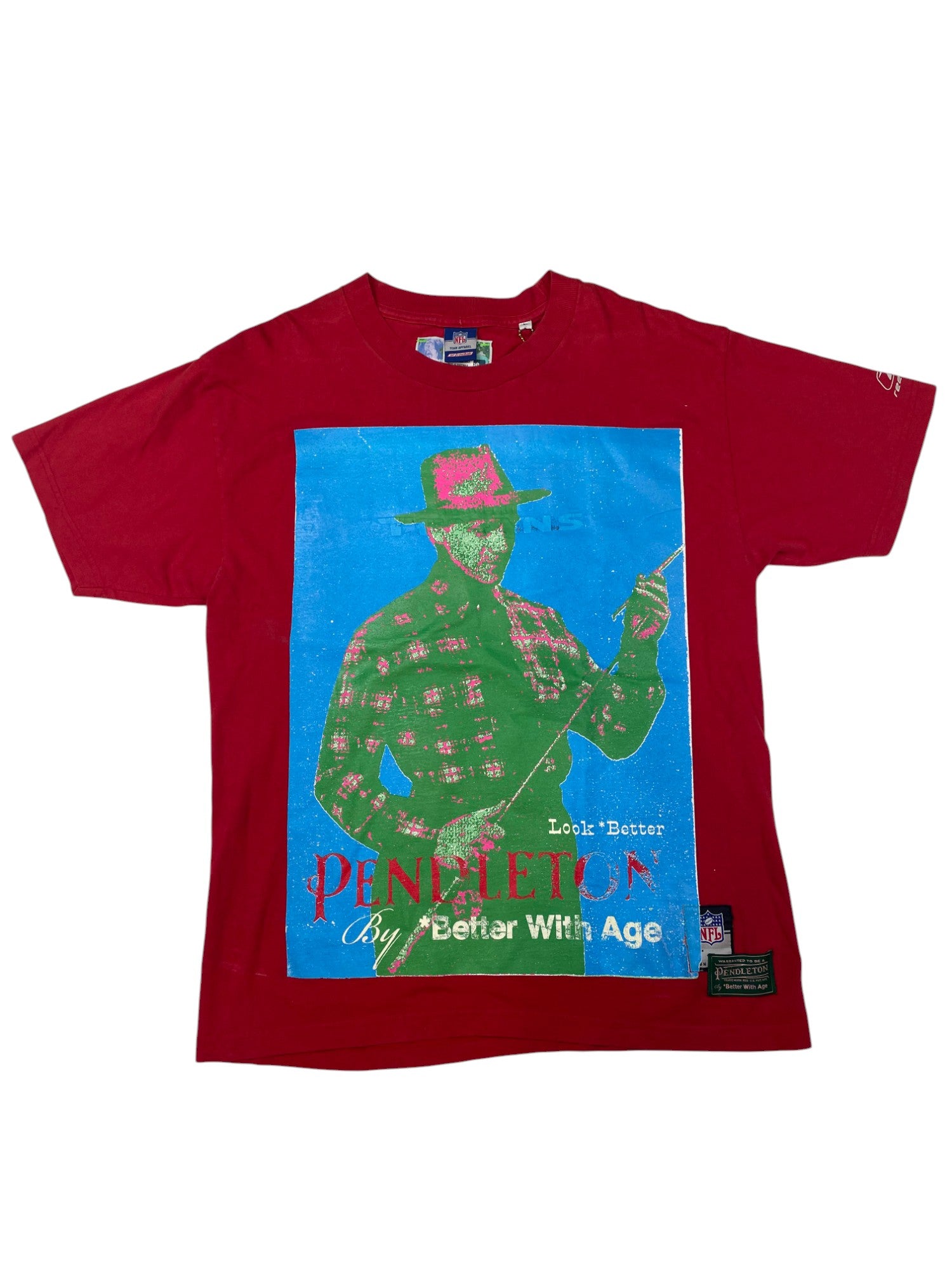 Better With Age Pendleton Red Tee