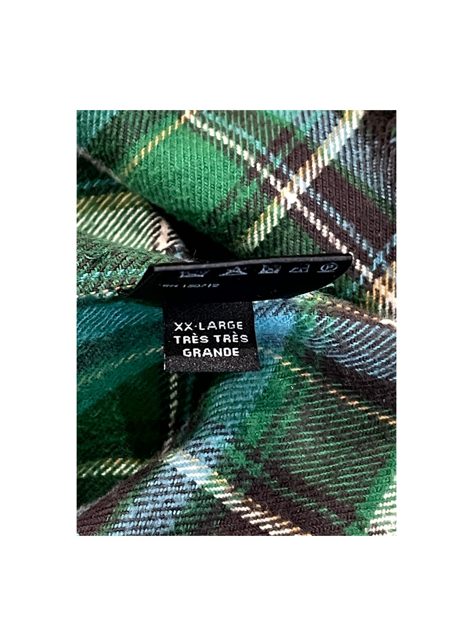 Amiri Plaid "TGCW" Flannel Green Shirt