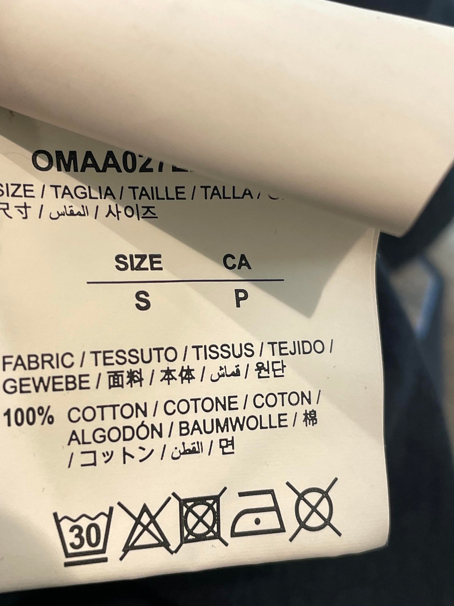 Off White Caravaggio Black Tee