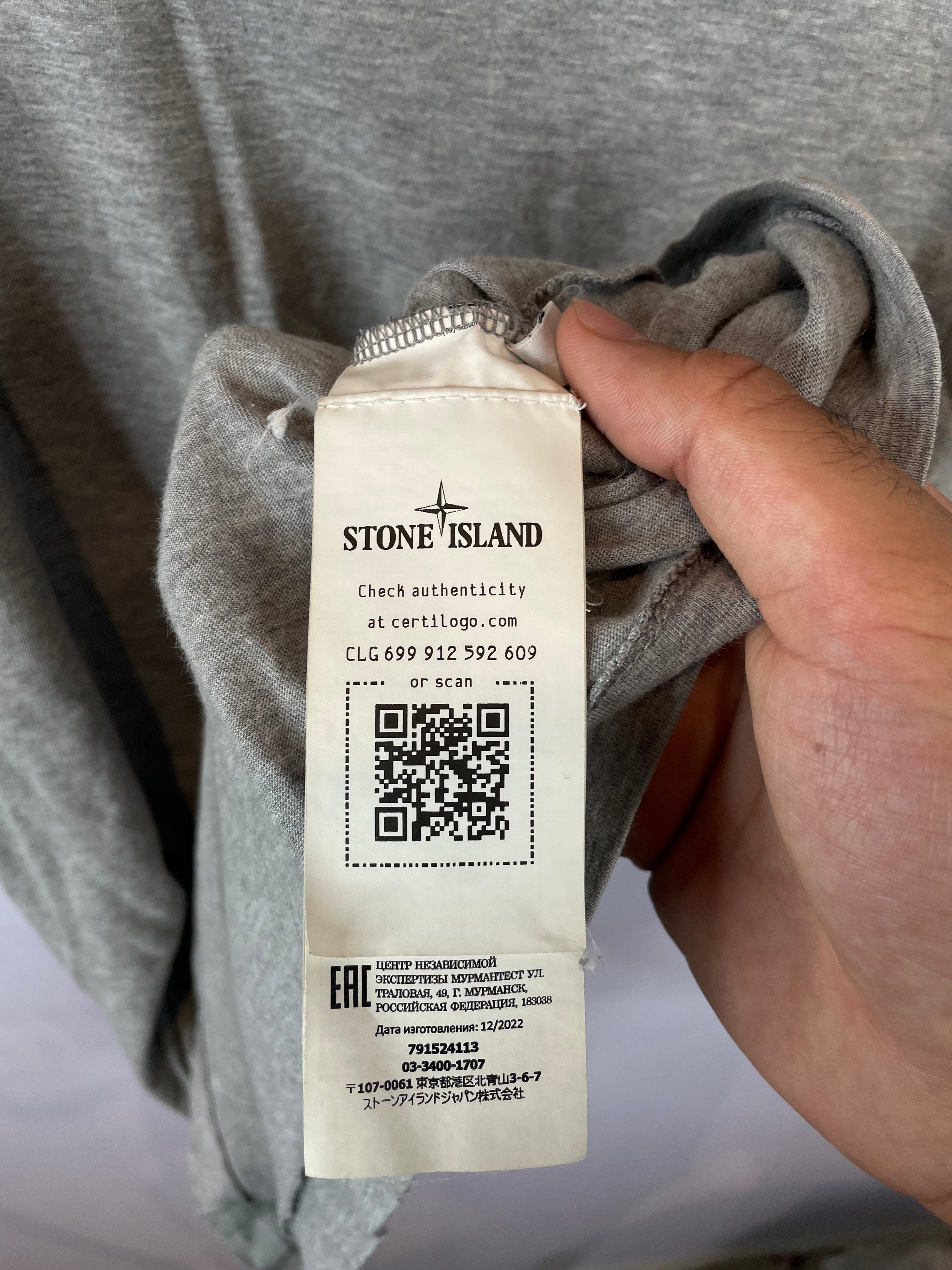 Stone Island Tee Grey Used Medium