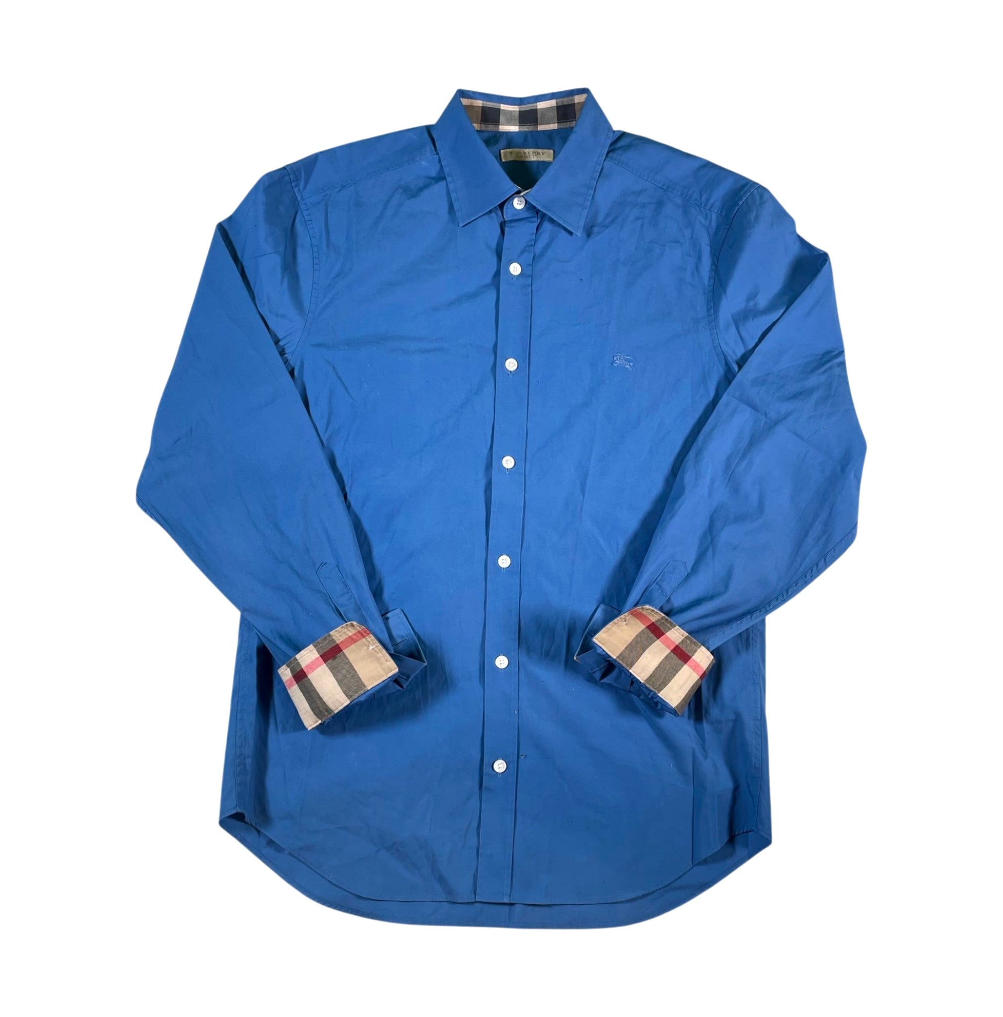 Burberry Button Up Blue Shirt