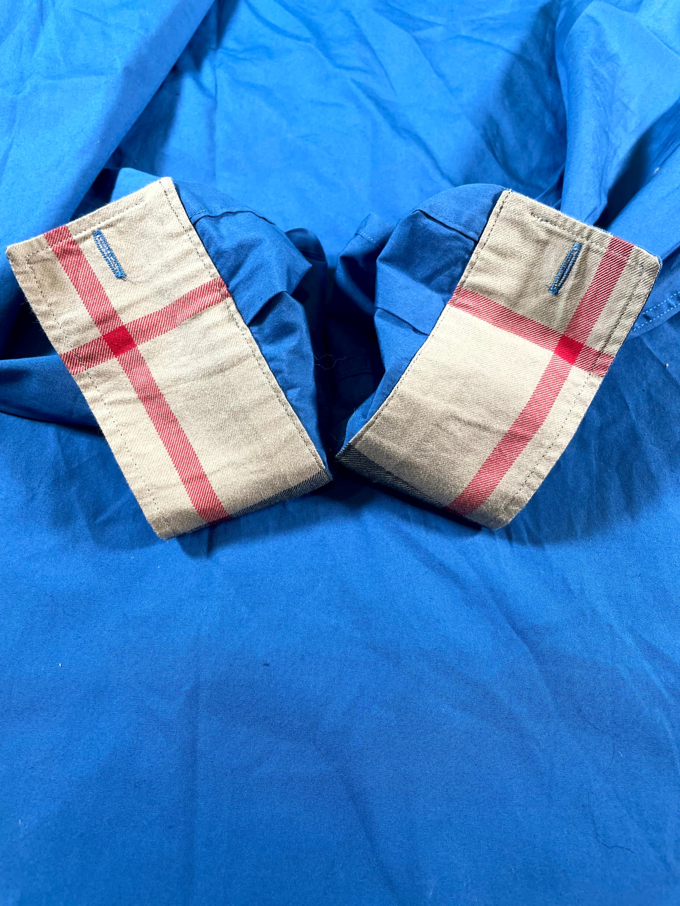 Burberry Button Up Blue Shirt