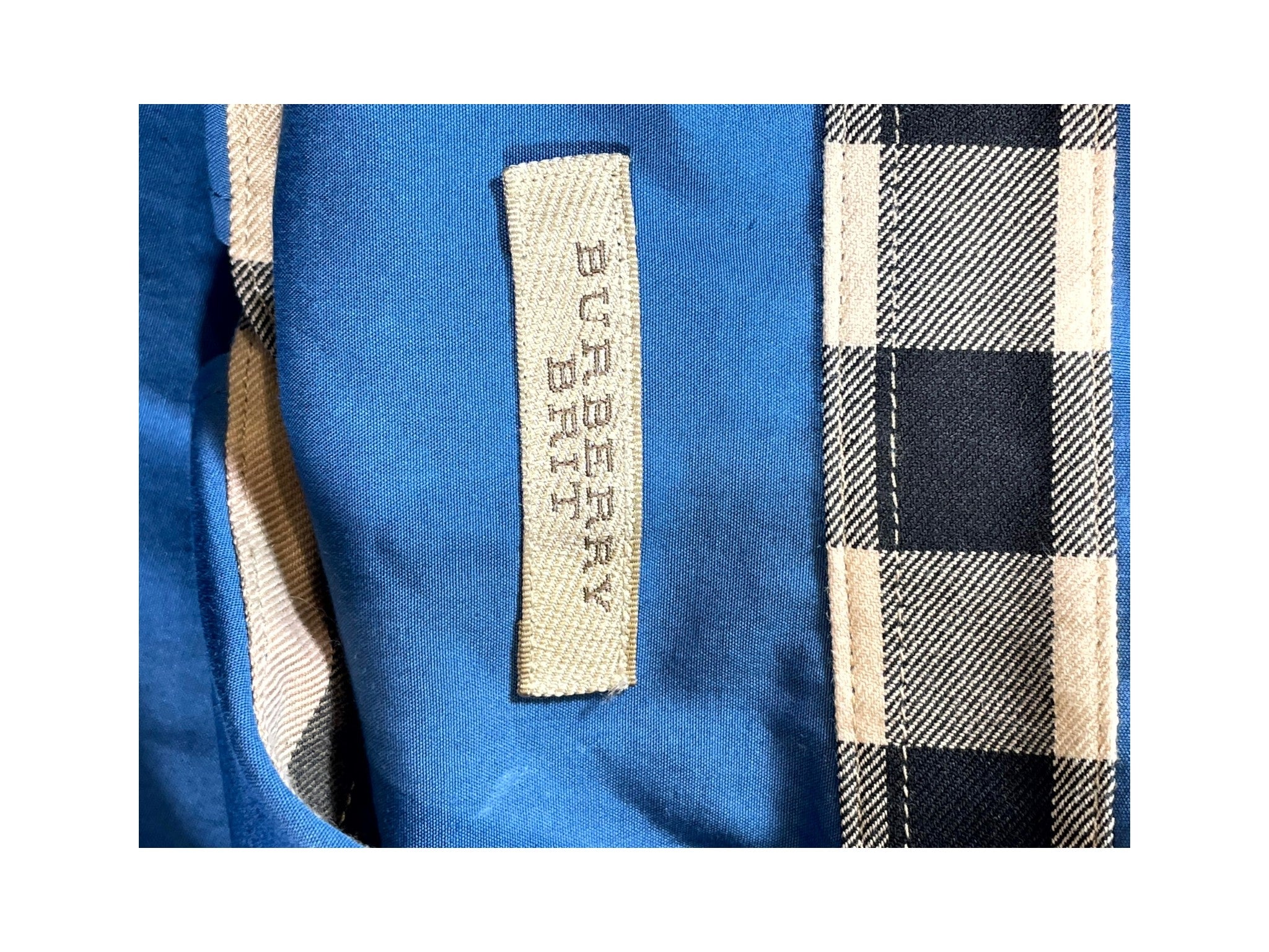 Burberry Button Up Blue Shirt