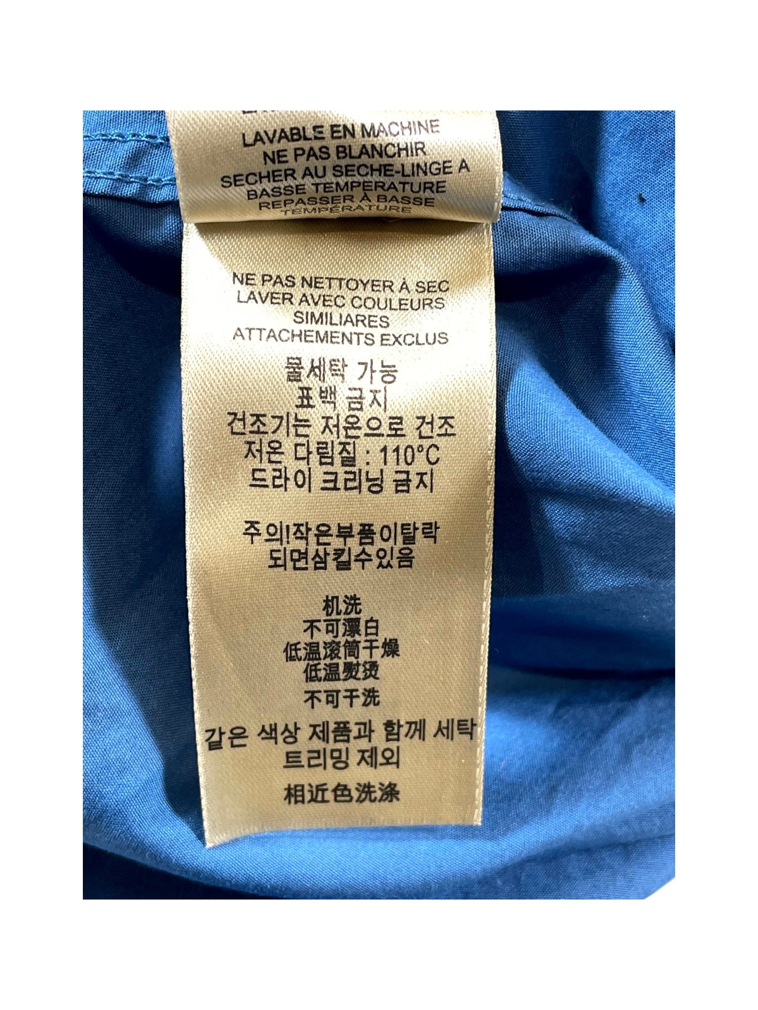 Burberry Button Up Blue Shirt
