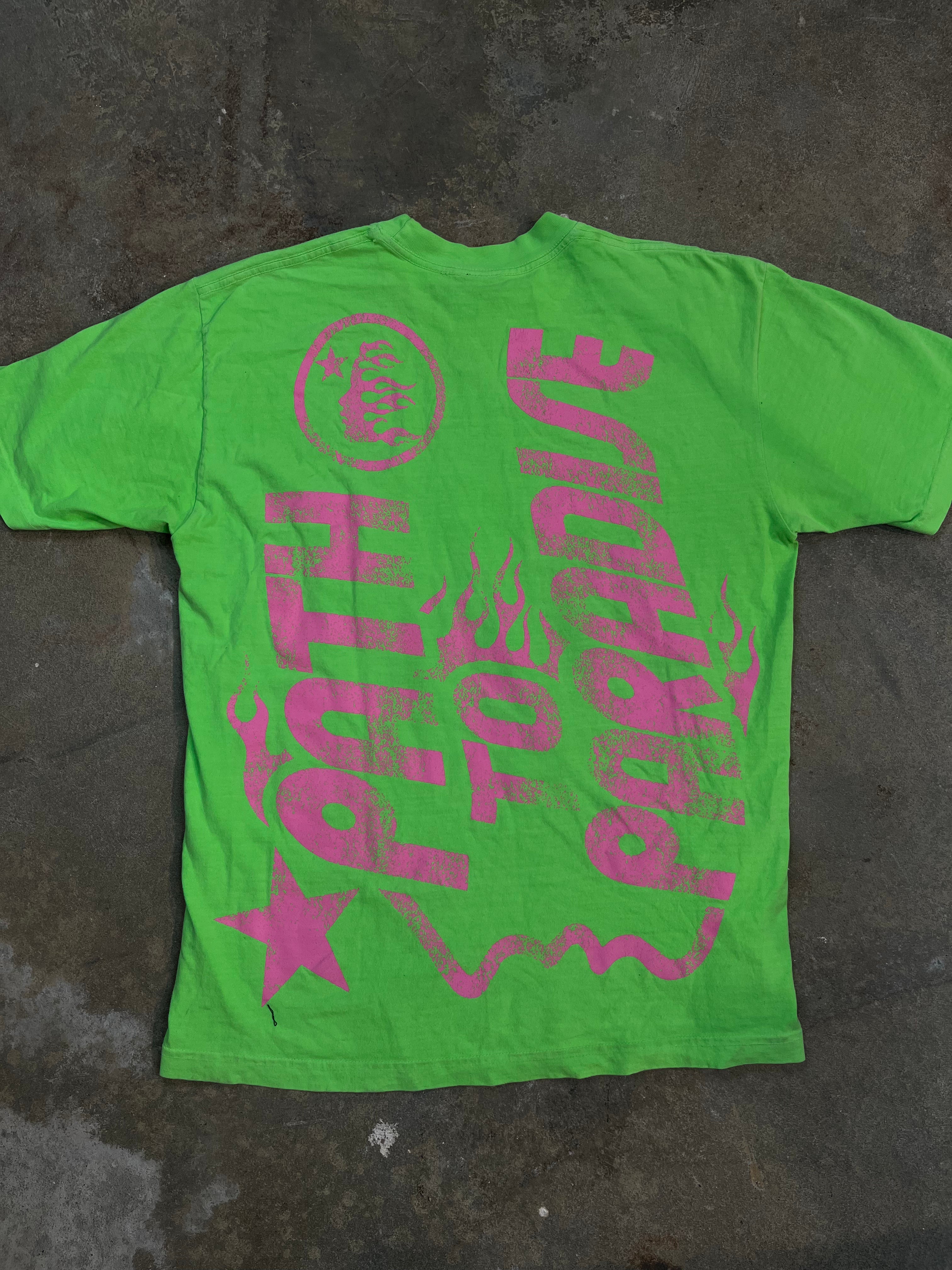 Hellstar Tee Neon Pink Jesus Used Medium