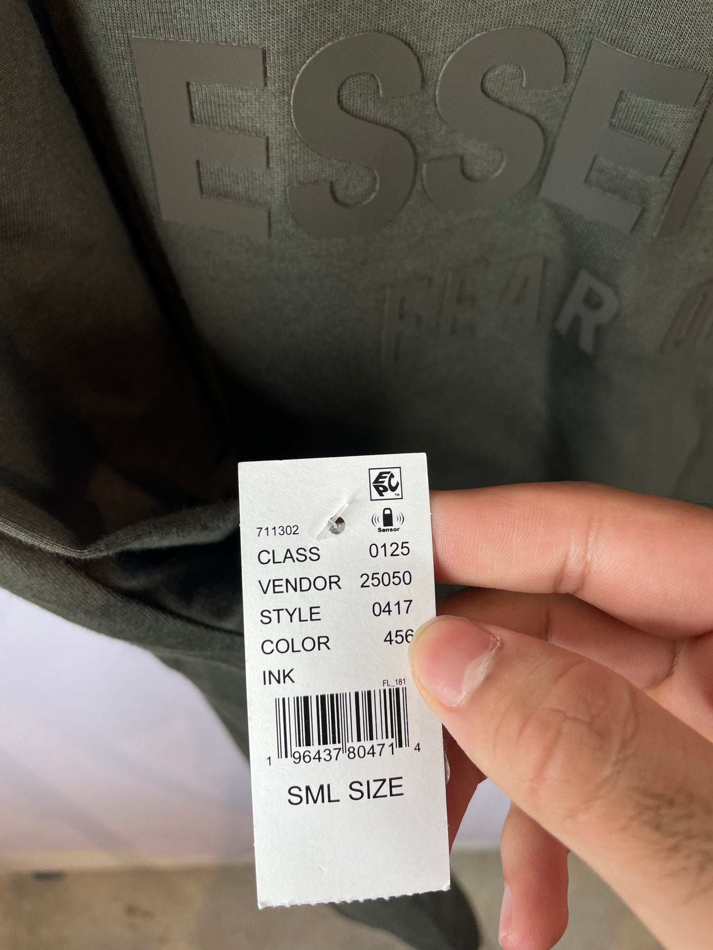 Essentials Tee Ink New With Tags Small
