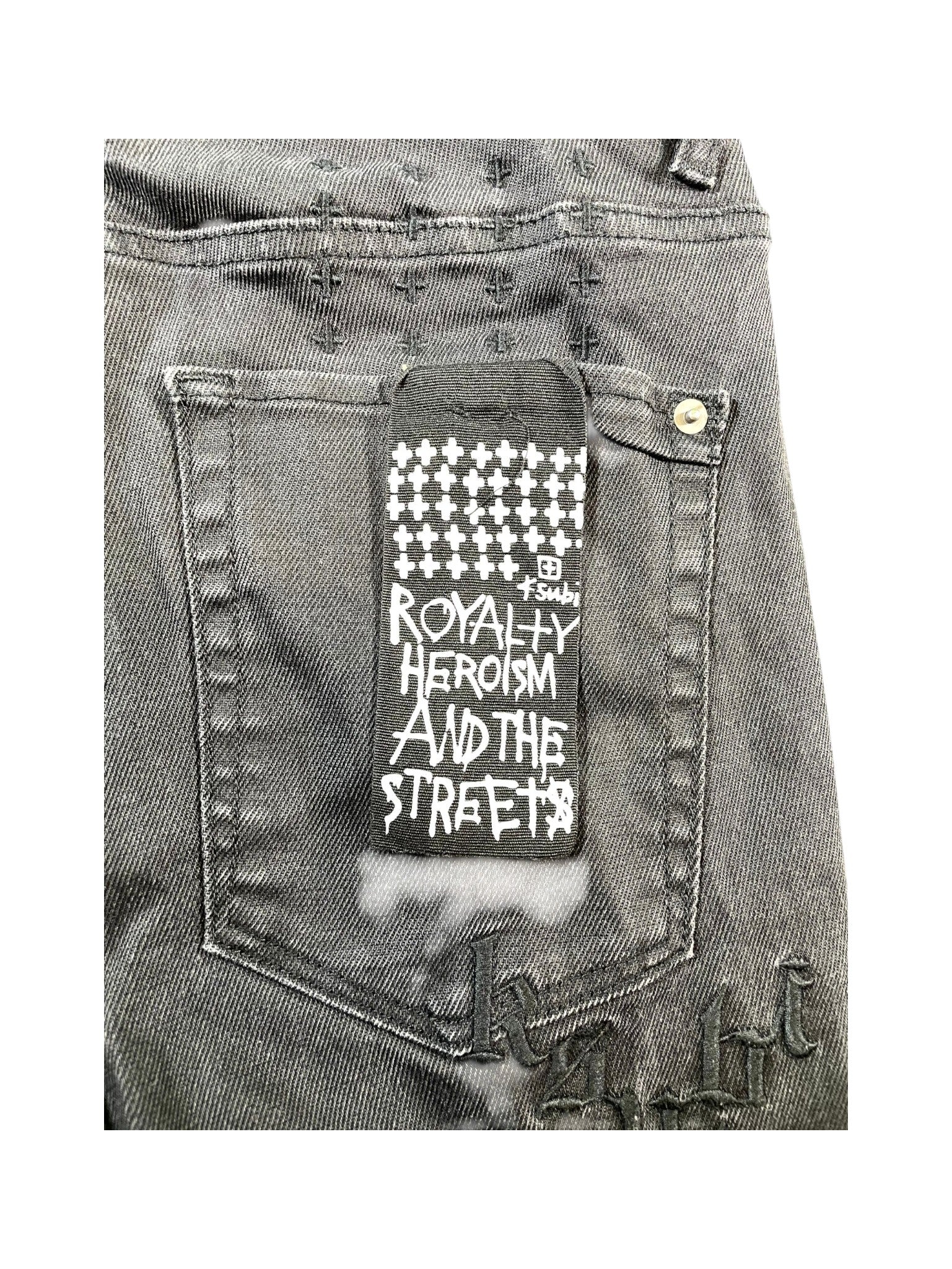 Ksubi Patch Black Jeans