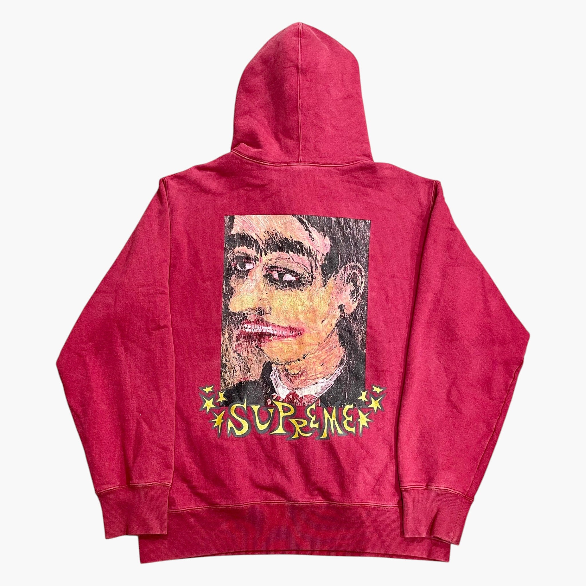 Supreme Portrait Burgundy Hoodie