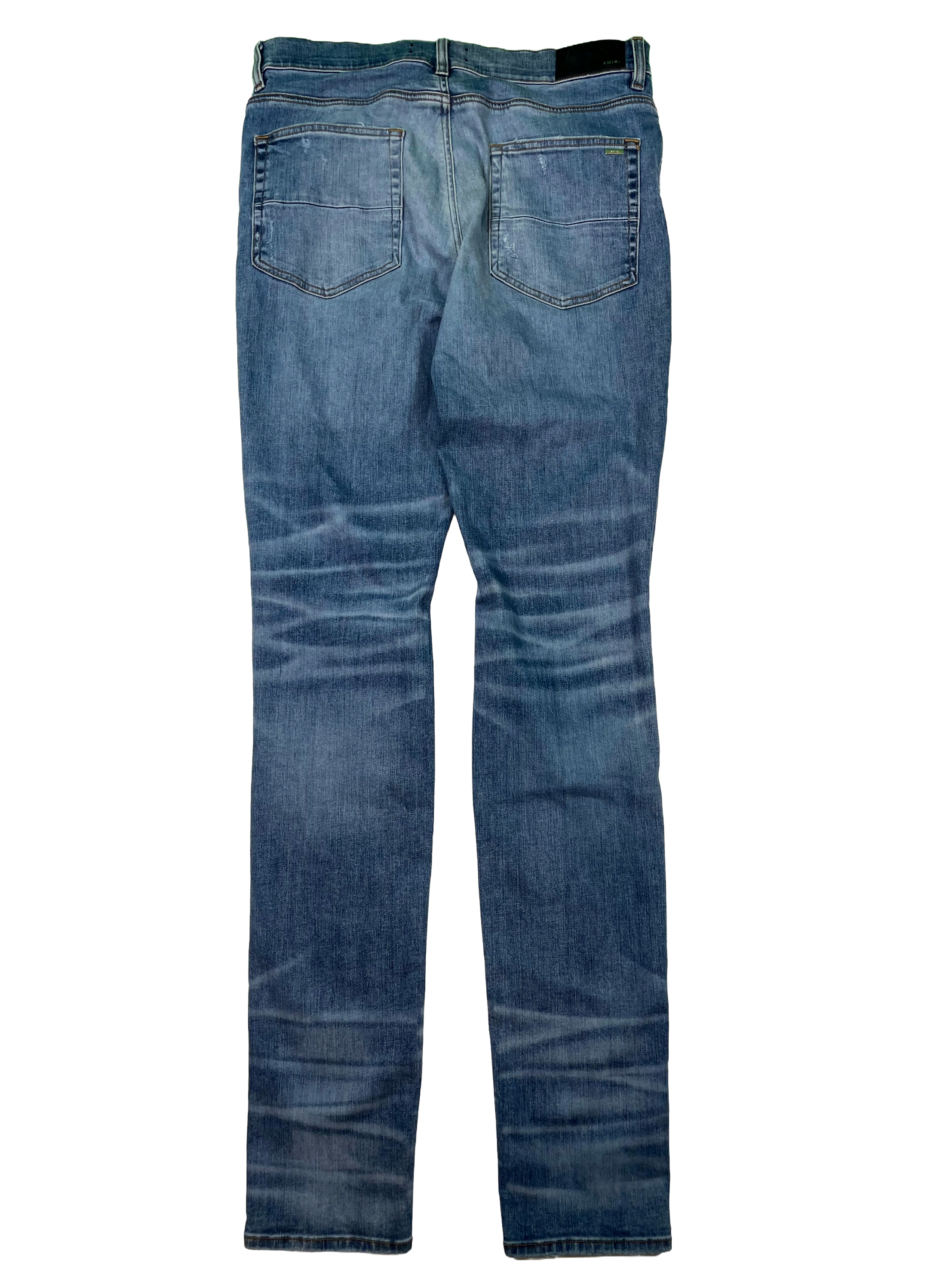Amiri Plain Thrasher Light Wash Jeans