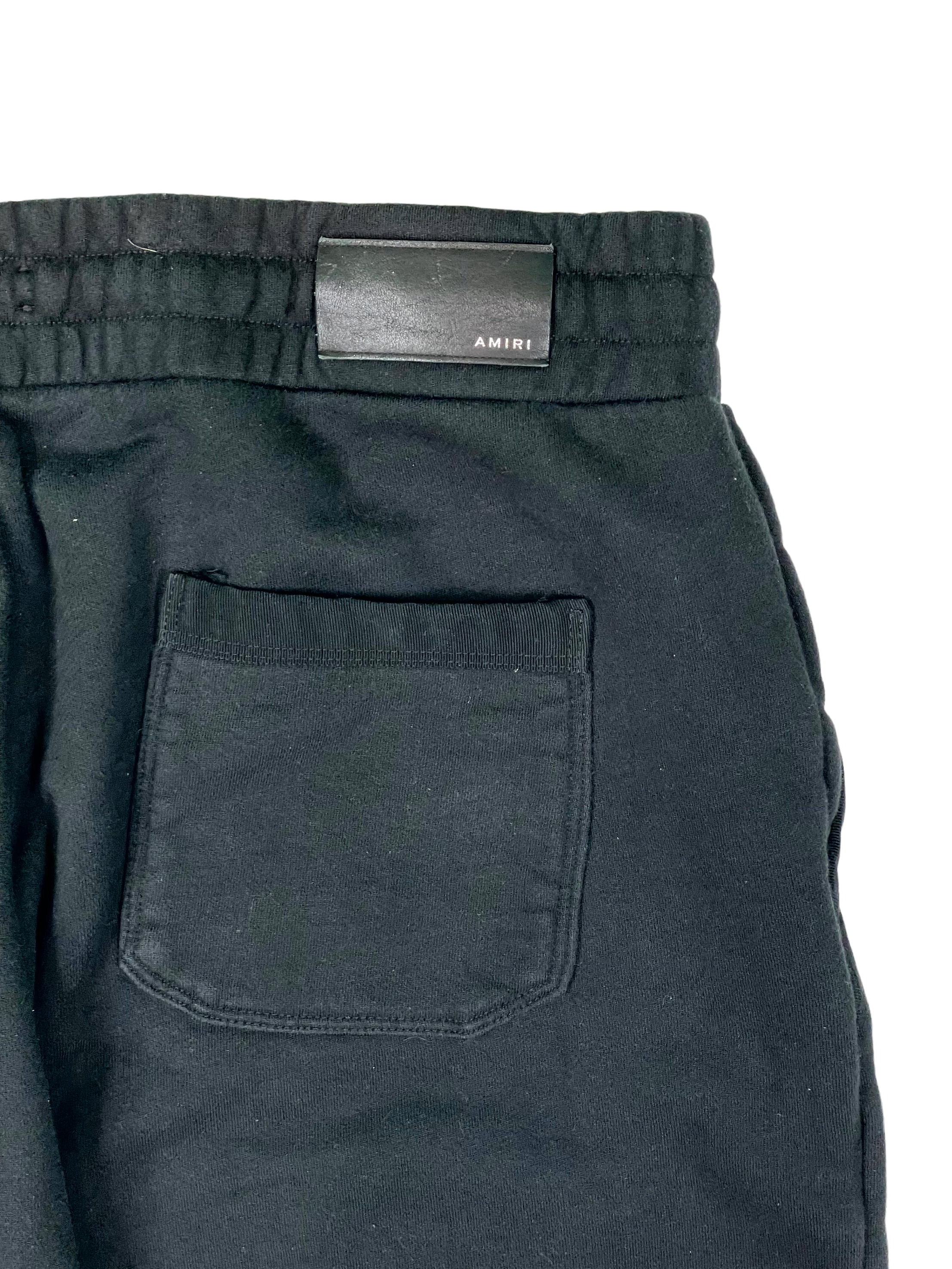 Amiri Bone Black & Orange Sweatpants