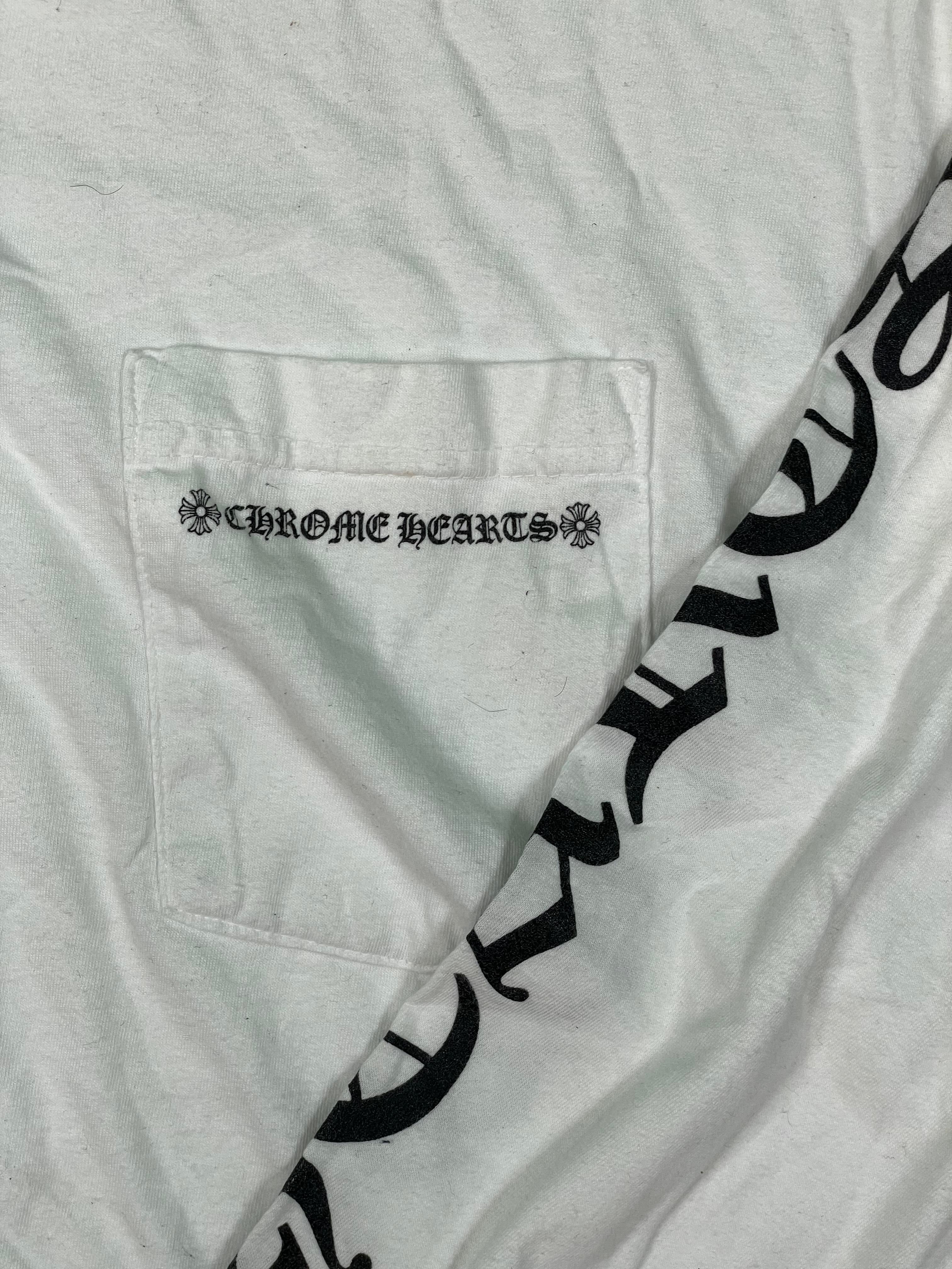Chrome Hearts Tire Track White Long Sleeve