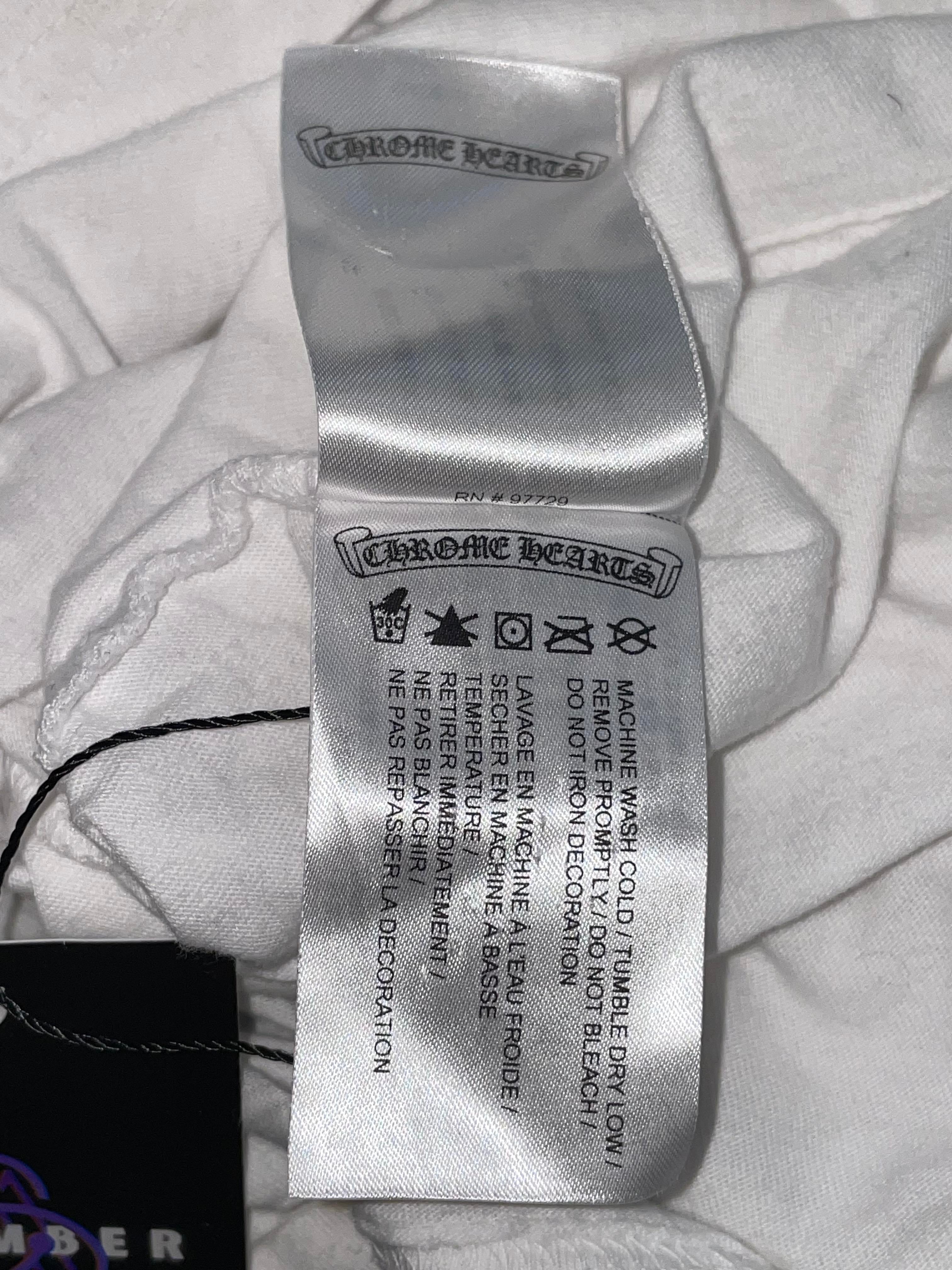Chrome Hearts Tire Track White Long Sleeve