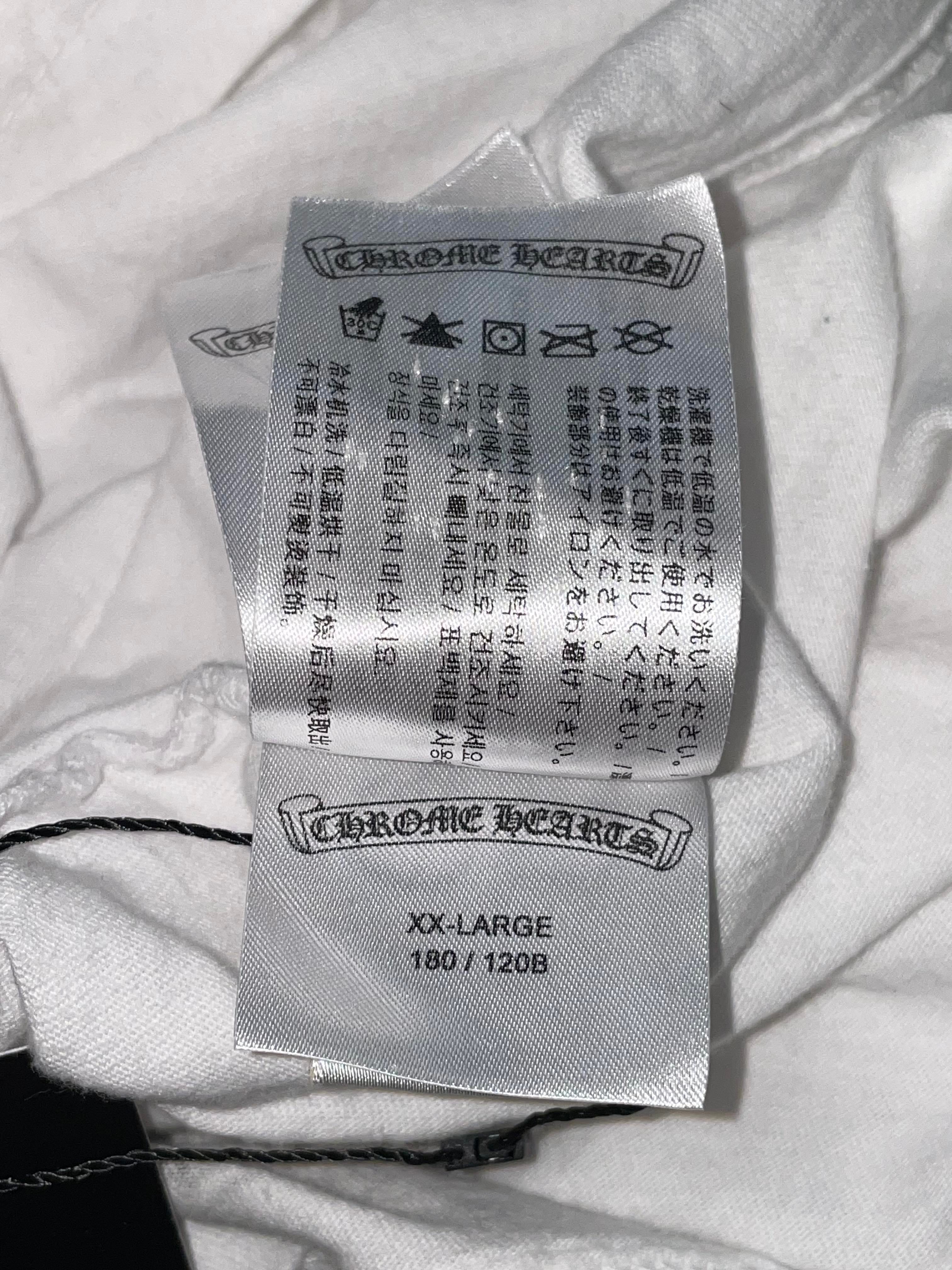 Chrome Hearts Tire Track White Long Sleeve