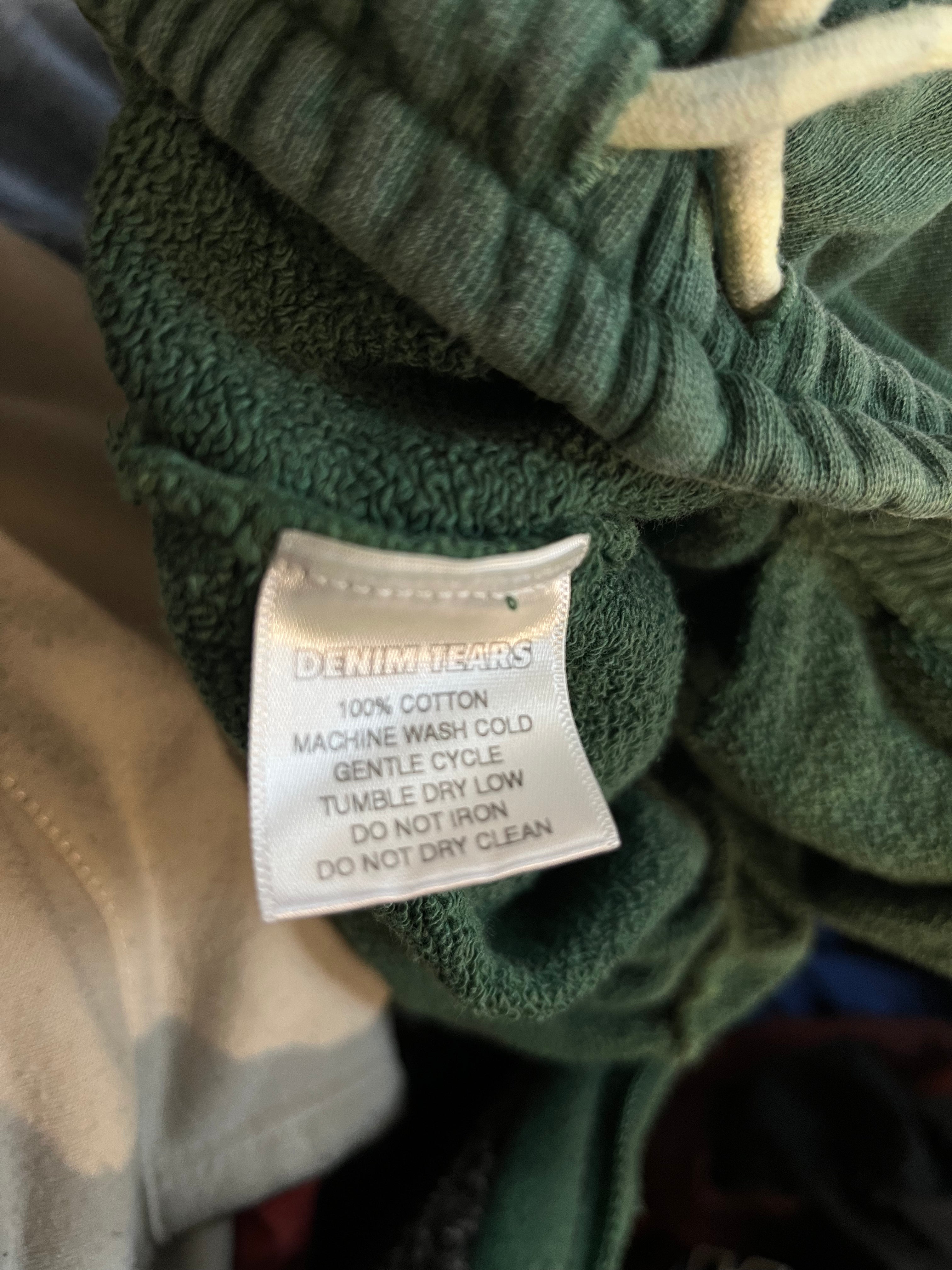 Denim Tears University Sweats Green Used Large