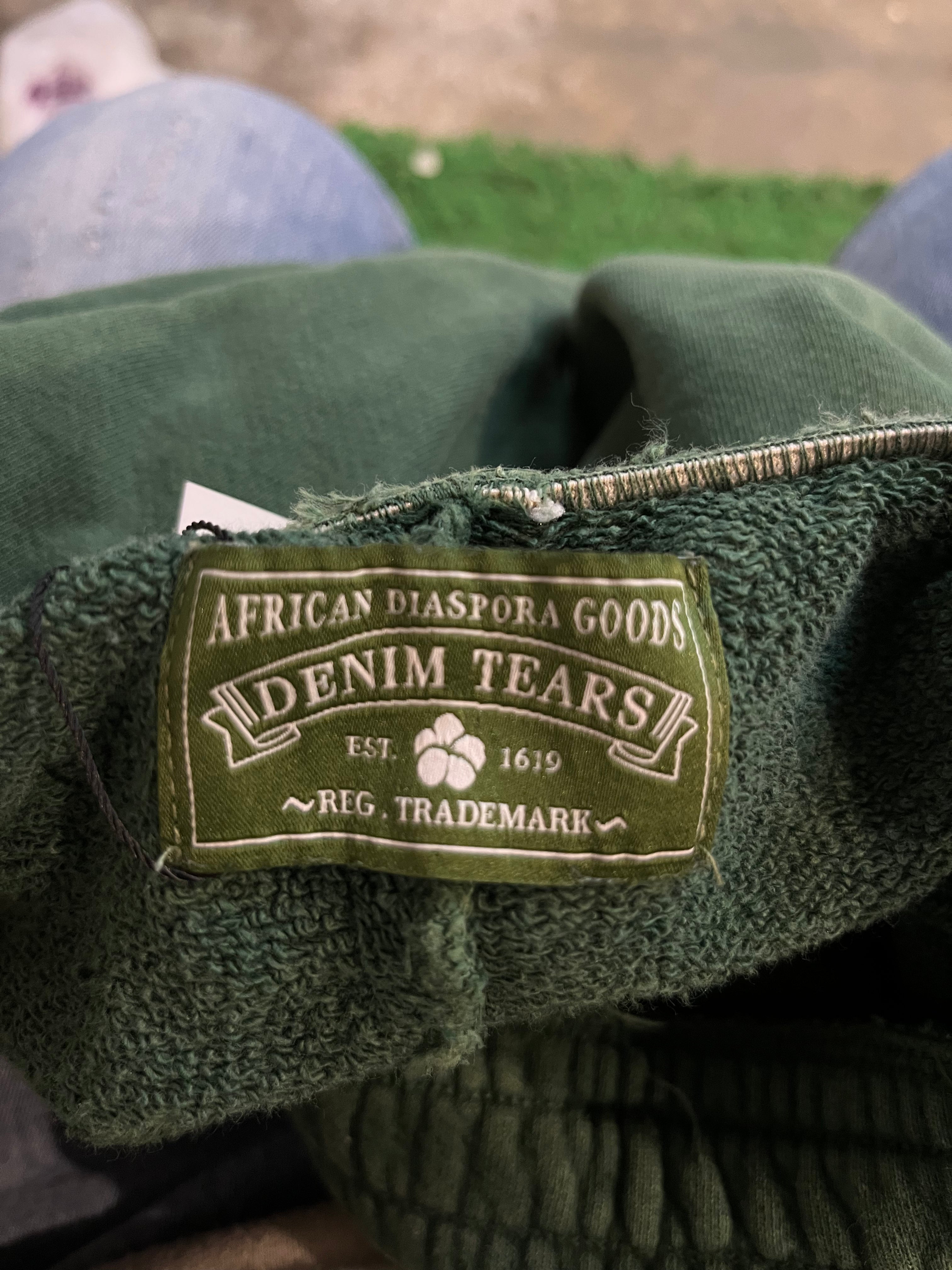 Denim Tears University Sweats Green Used Large