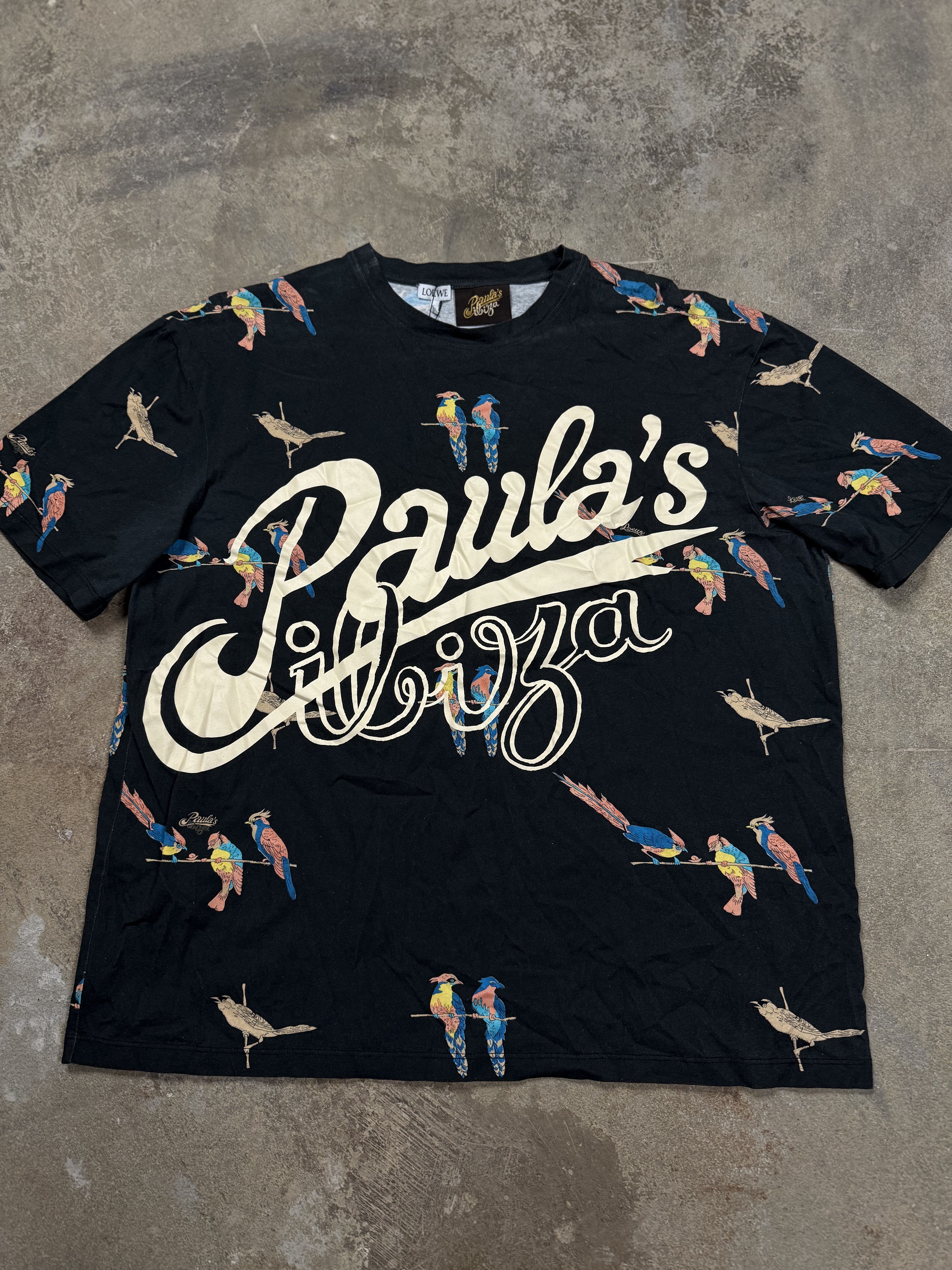 Loewe Tee Black Bird Used Medium