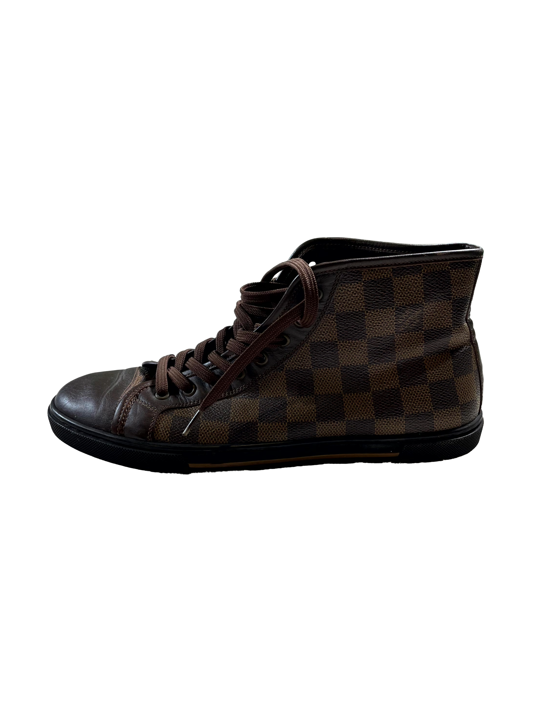 Louis Vuitton Damier High Top Brown Sneakers