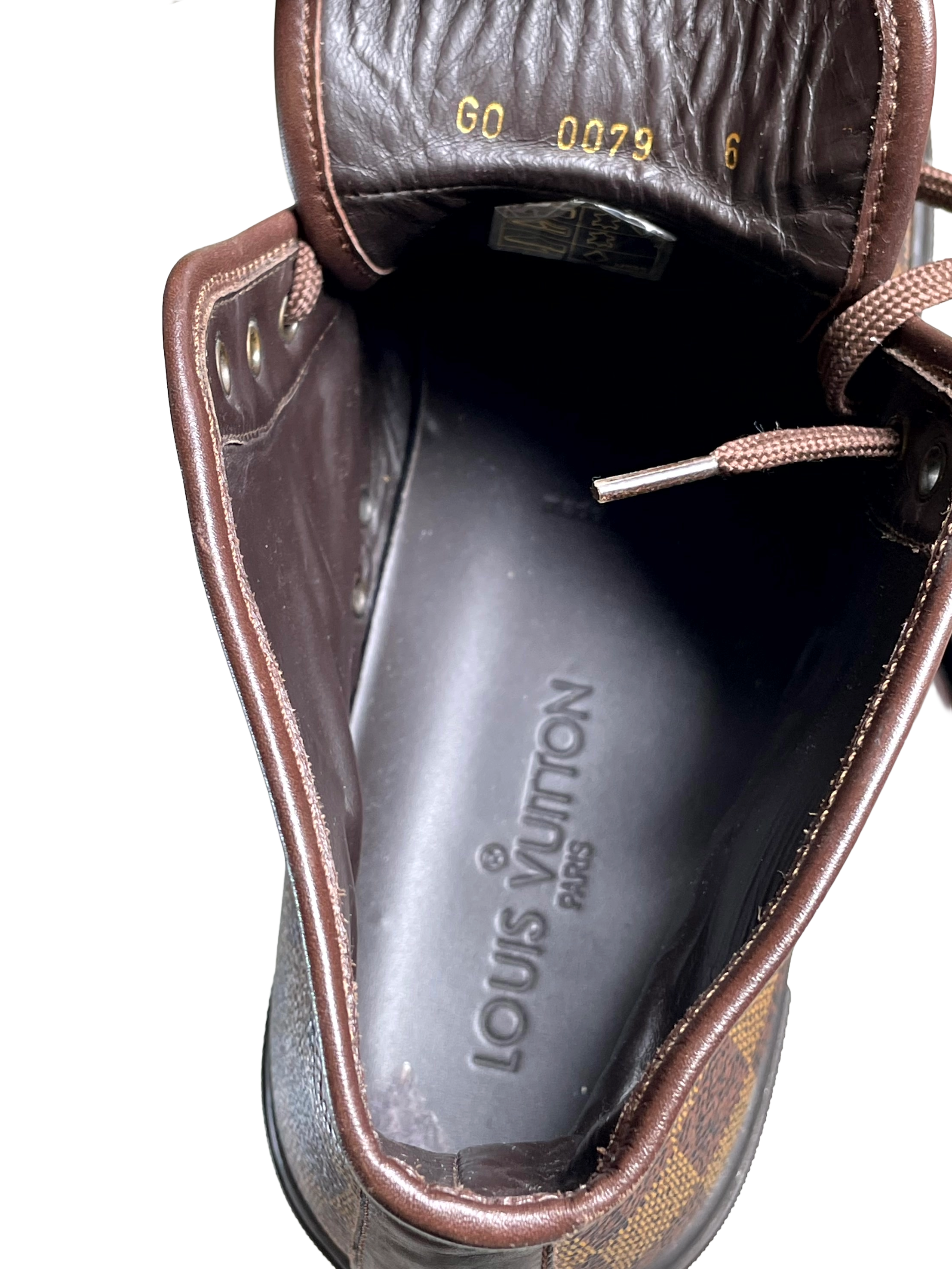 Louis Vuitton Damier High Top Brown Sneakers