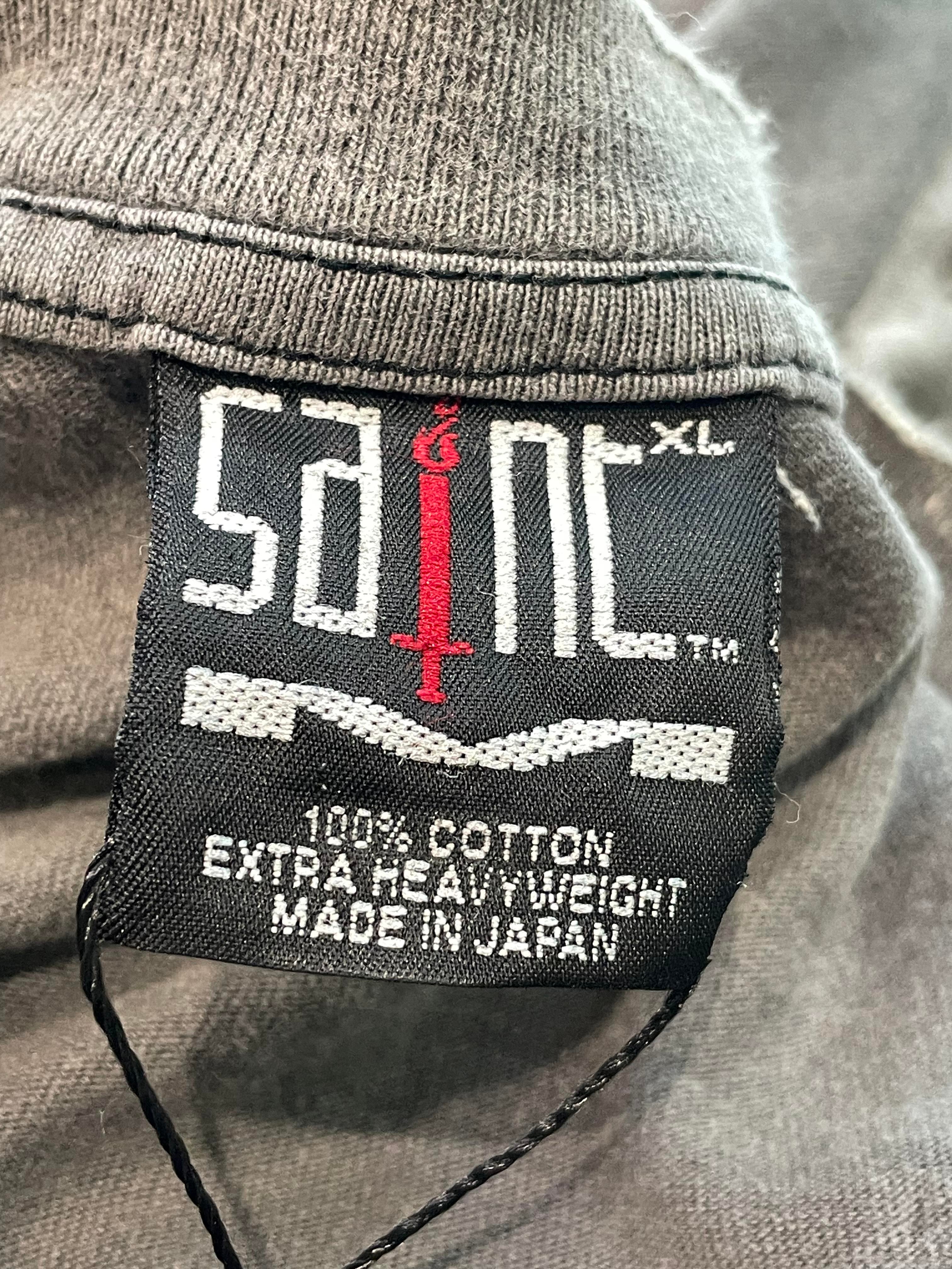 Saint Michael x Maxfield Grey Distressed Tee