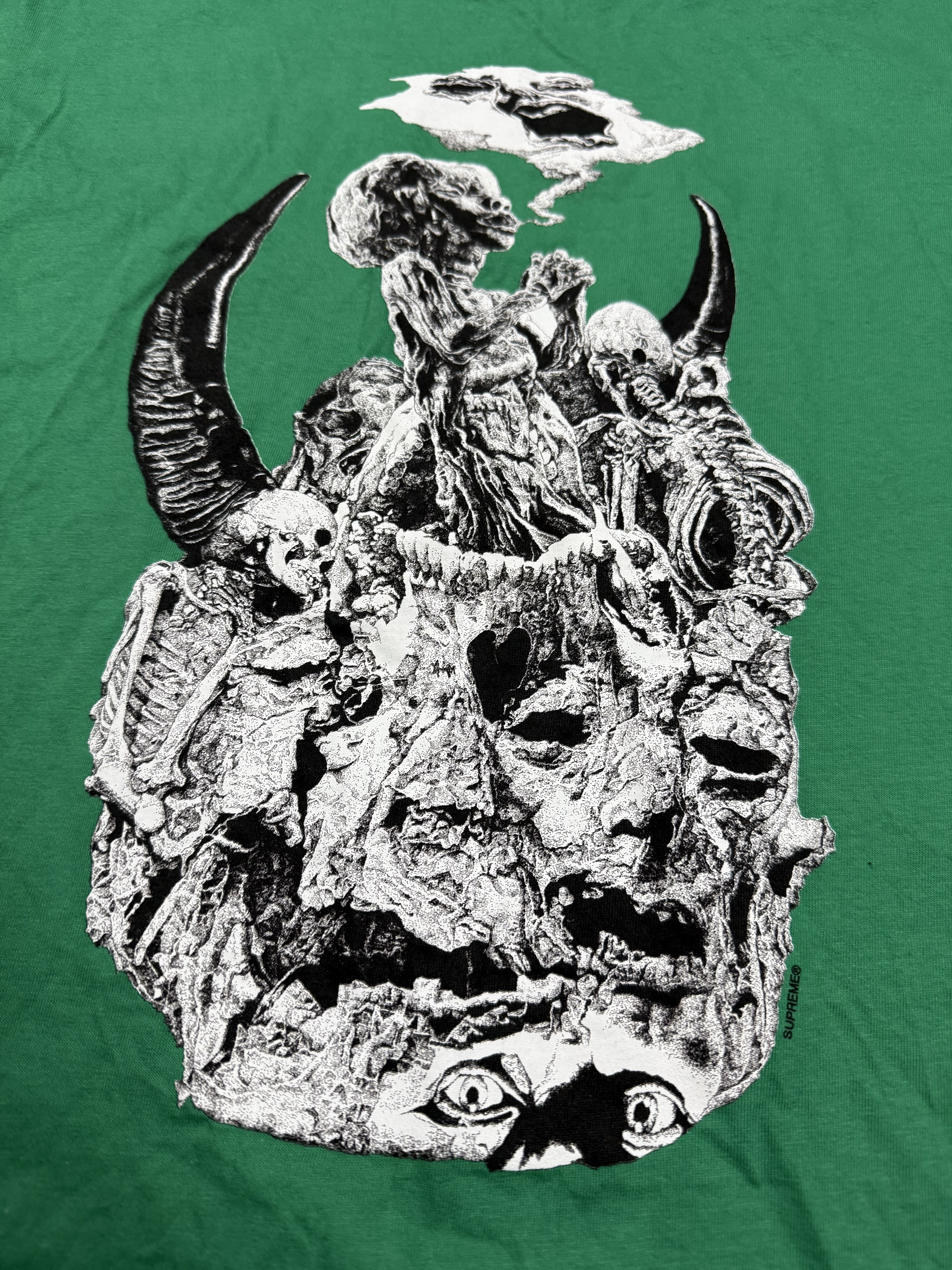 Supreme green Mutant Tee Used Large