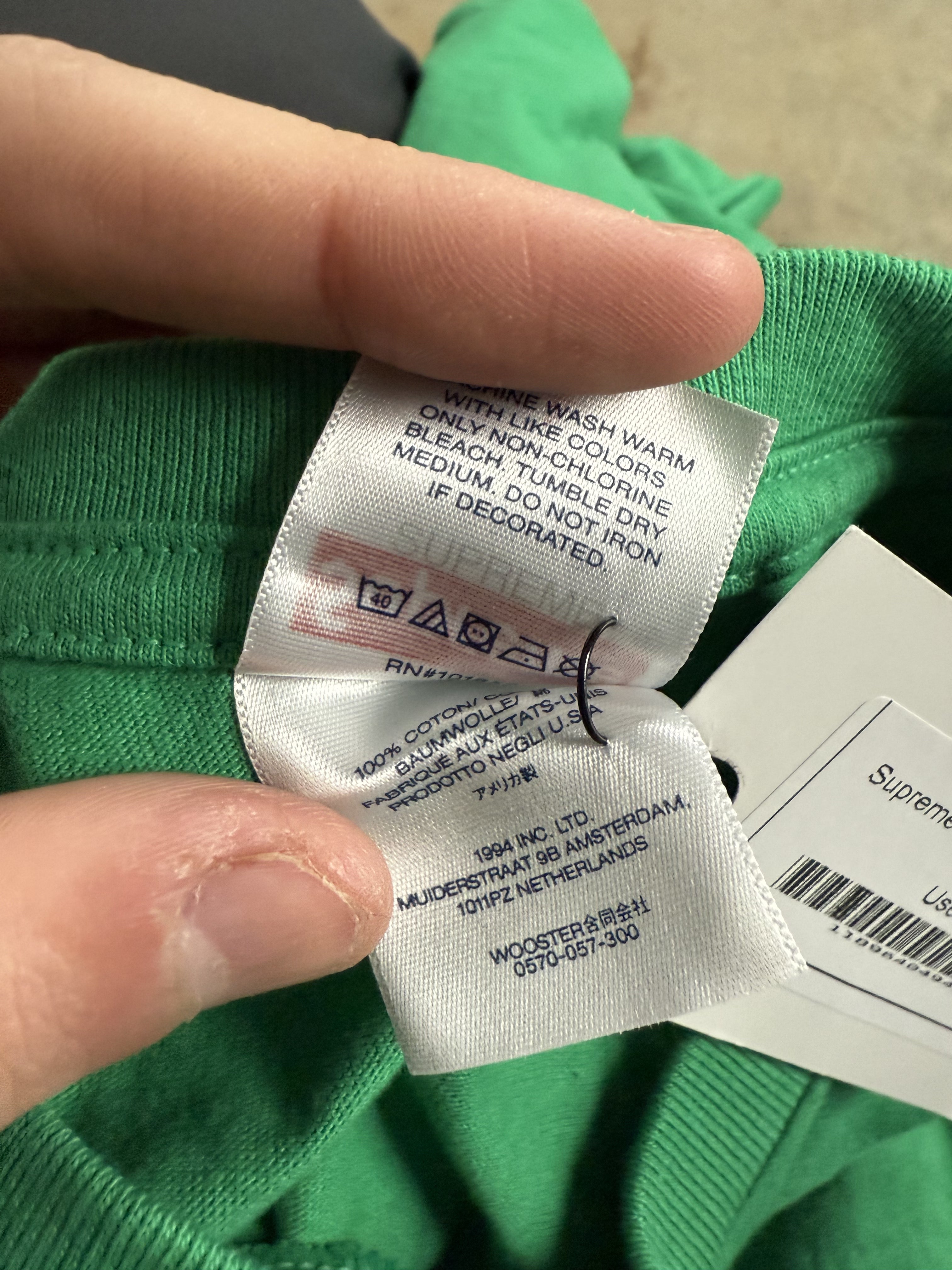 Supreme green Mutant Tee Used Large