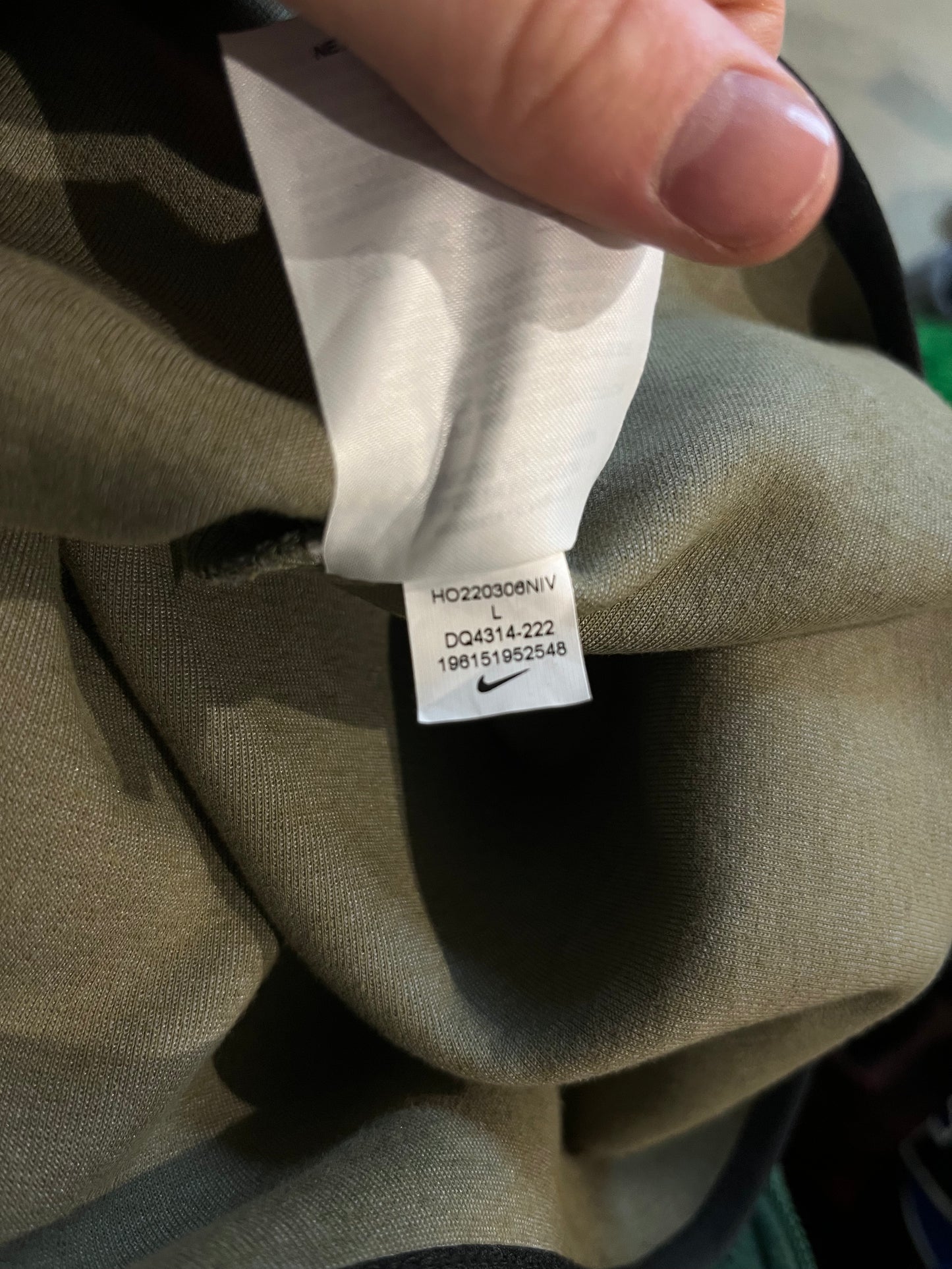 Nike Tech Sweatsuit Green Next Nature Used Large