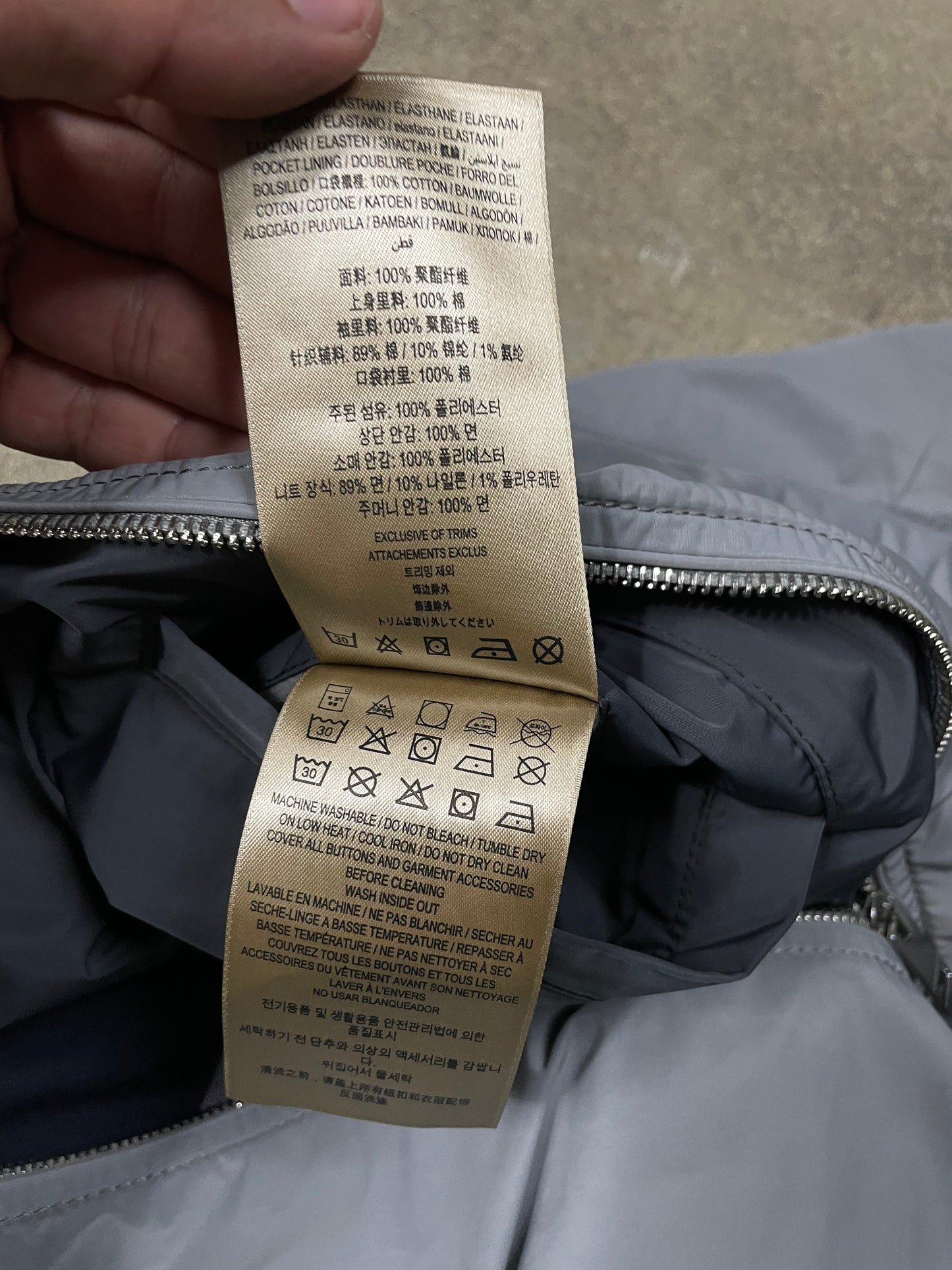 Burberry Windbreaker Grey 52 Used