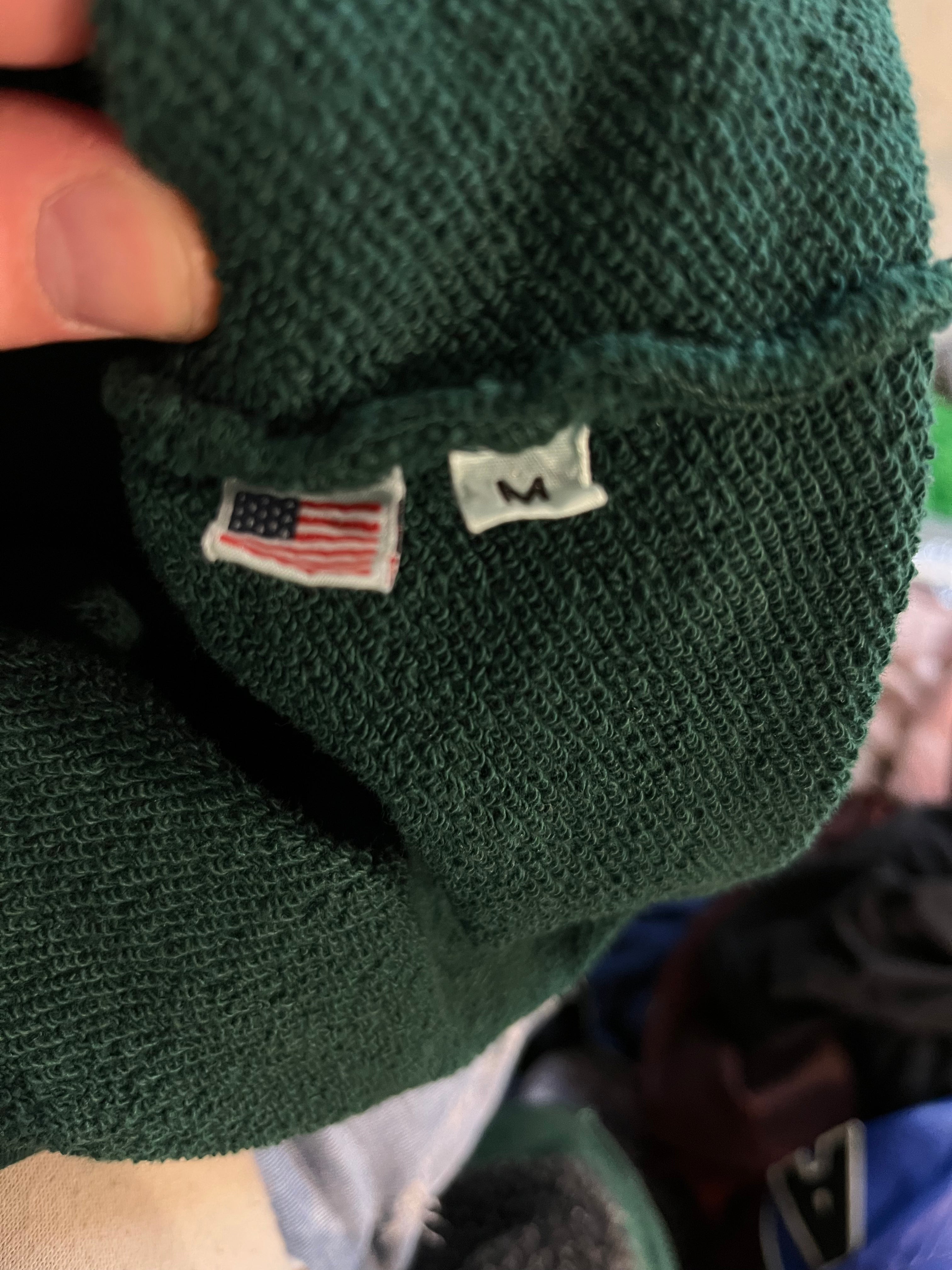 Barriers Hoodie Green Mandela Medium Used
