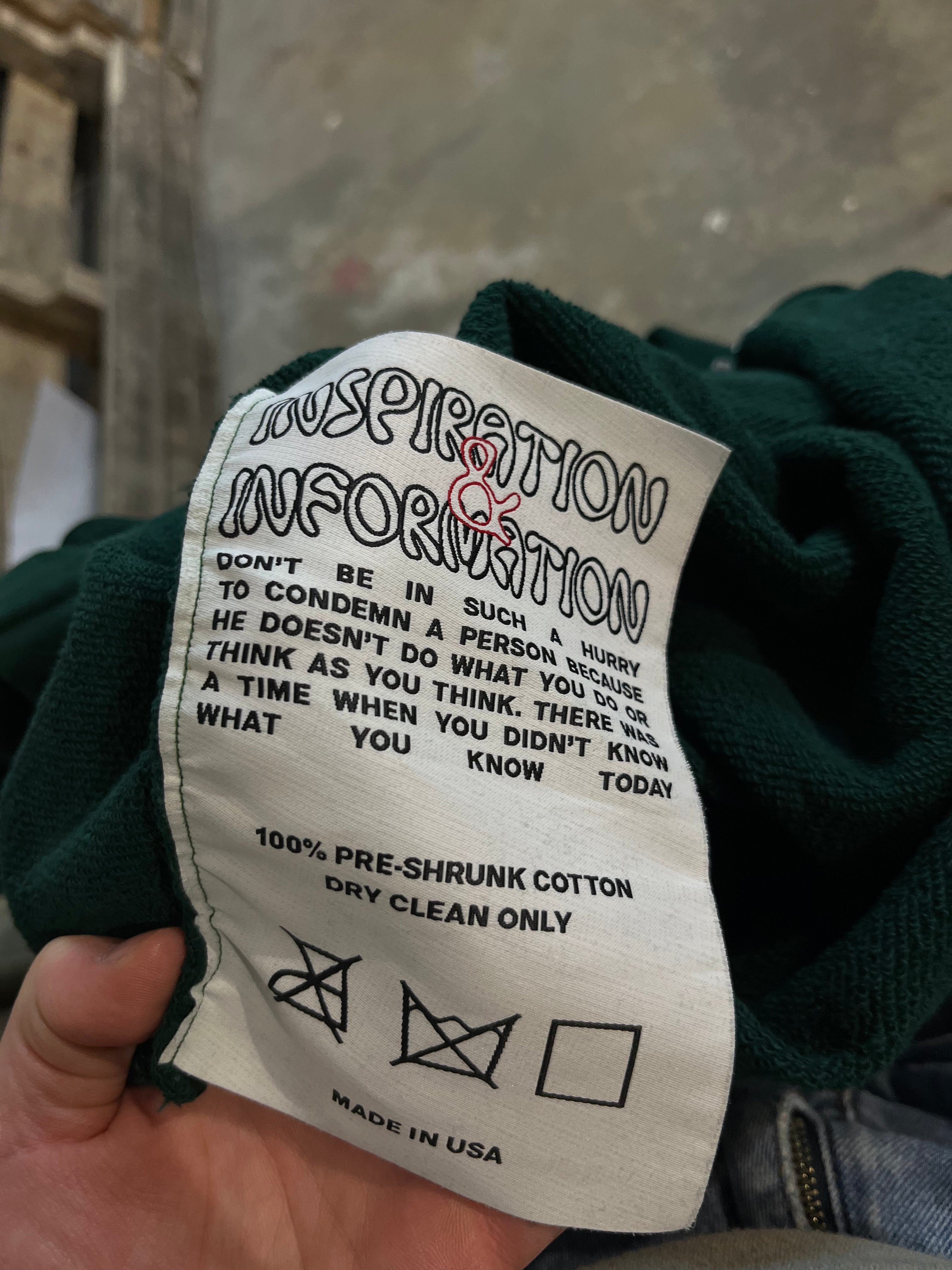 Barriers Hoodie Green Mandela Medium Used