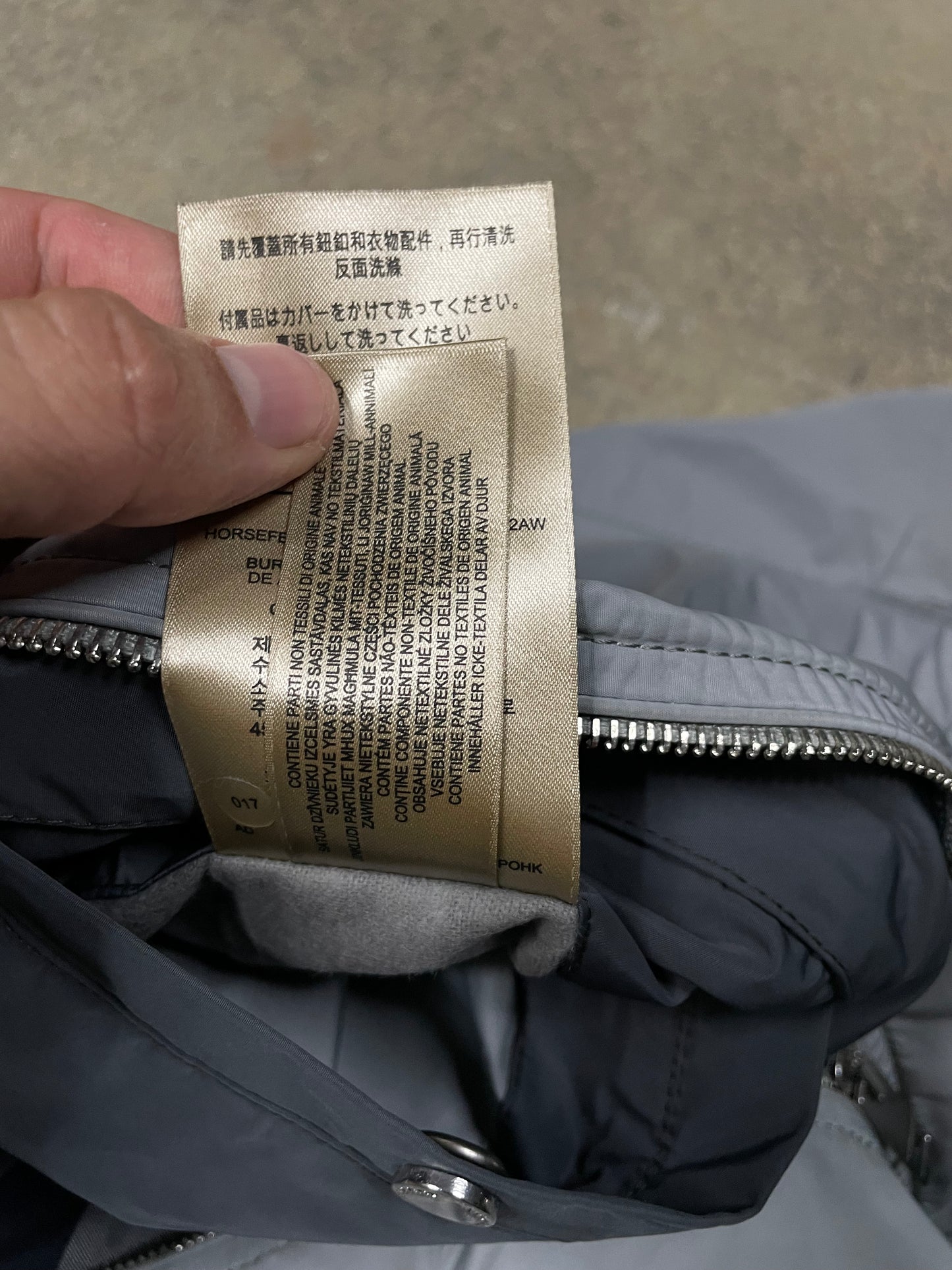 Burberry Windbreaker Grey 52 Used