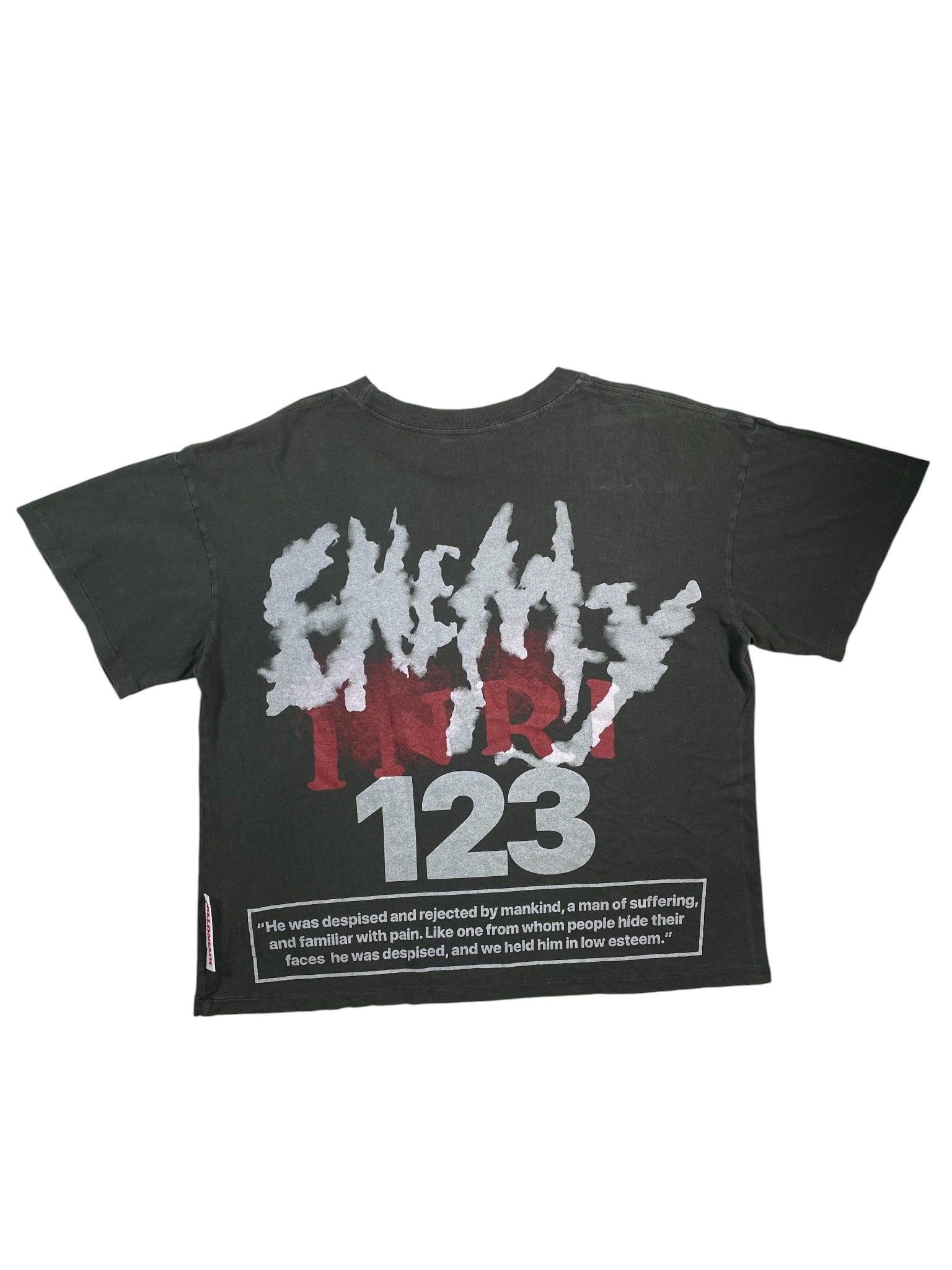 Rivington 'Apocyplypse Inri' Grey Tee