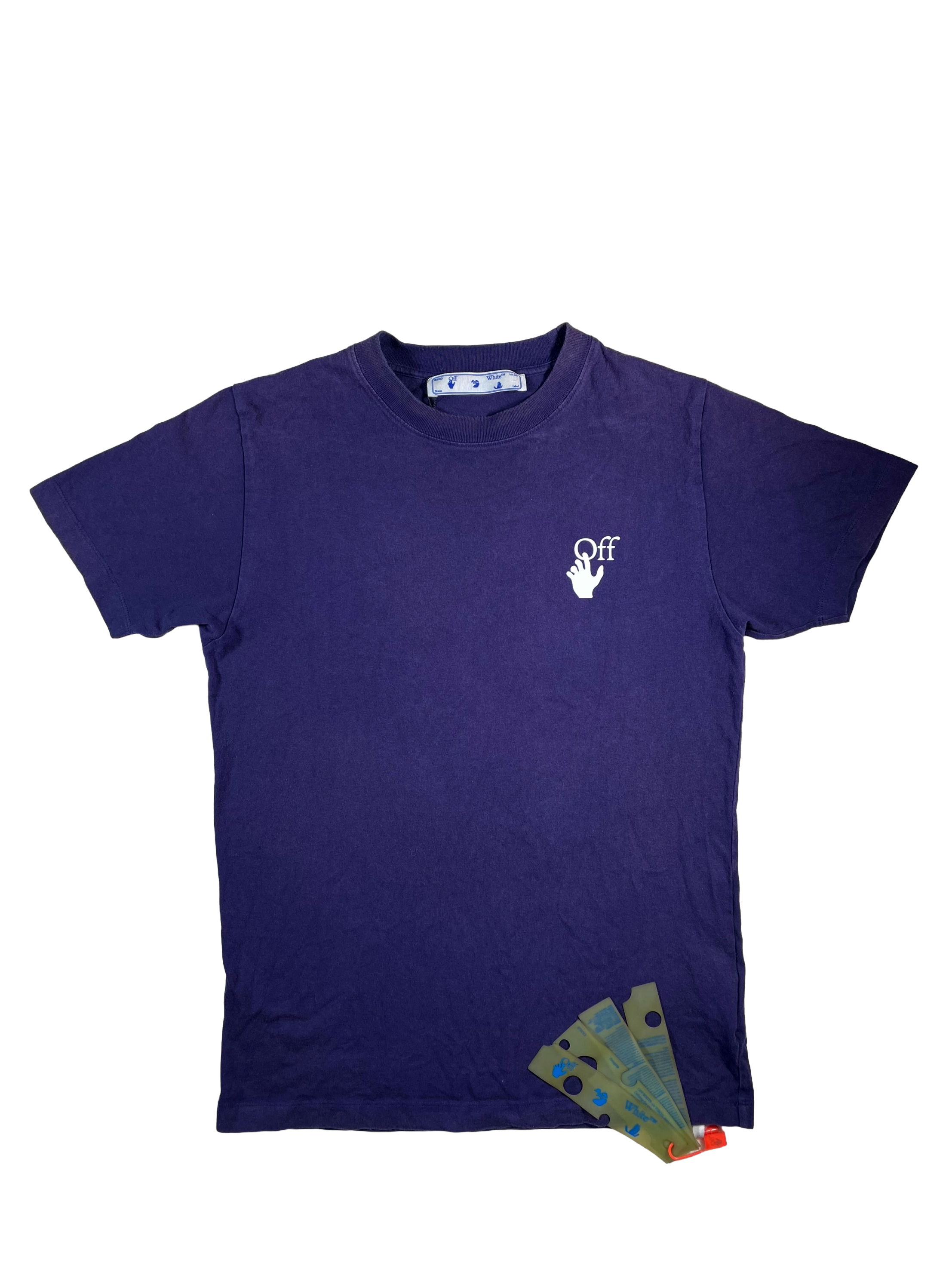 Off-White Peach Purple Tee