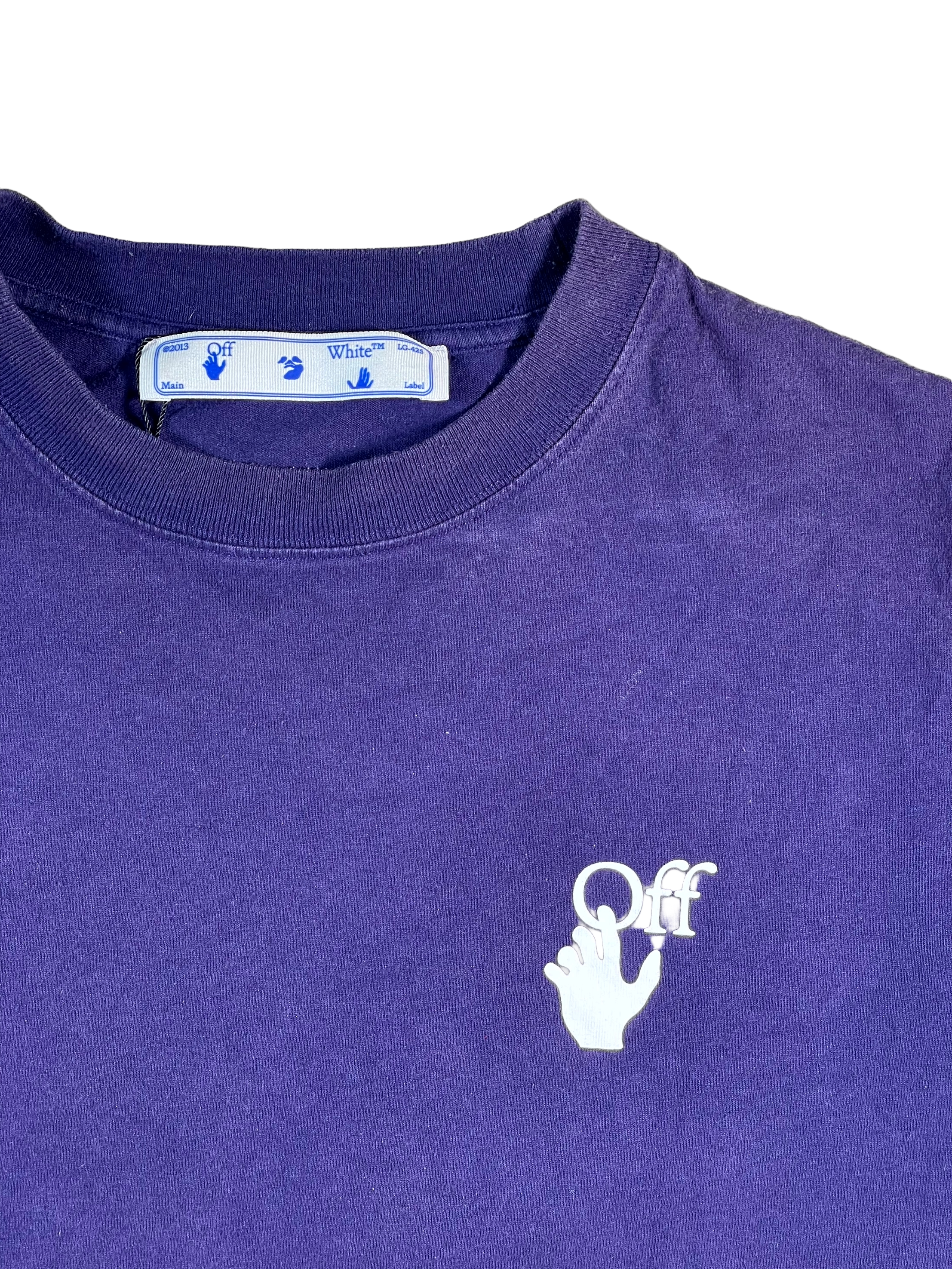 Off-White Peach Purple Tee