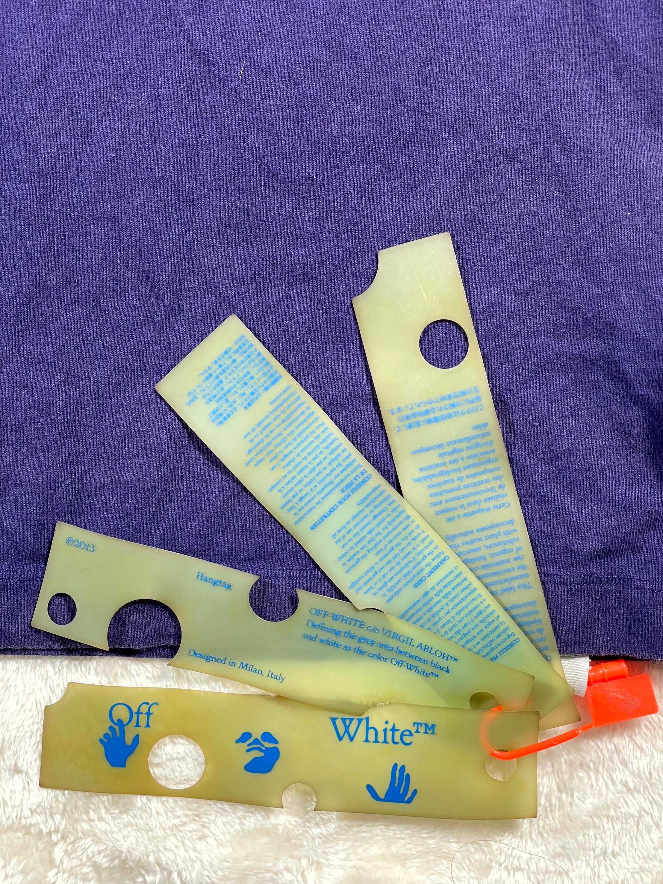 Off-White Peach Purple Tee