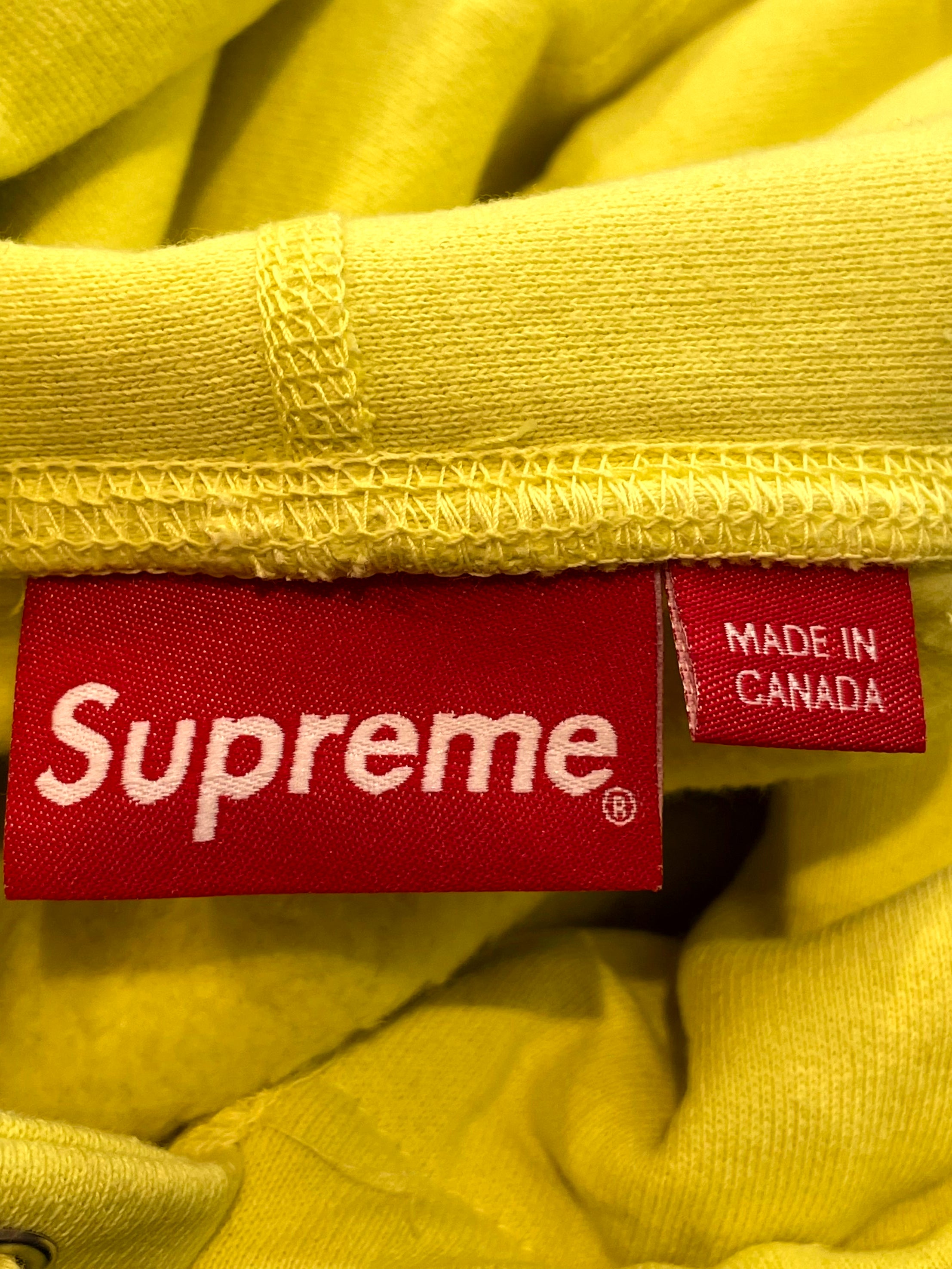 Supreme KAWS Yellow Hoodie