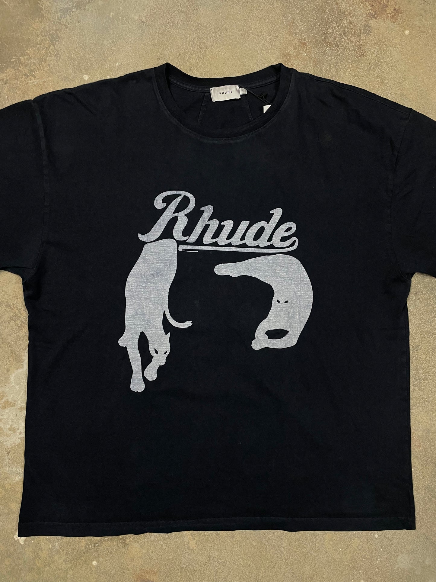 Rhude Tee Jaguar Navy XL Used