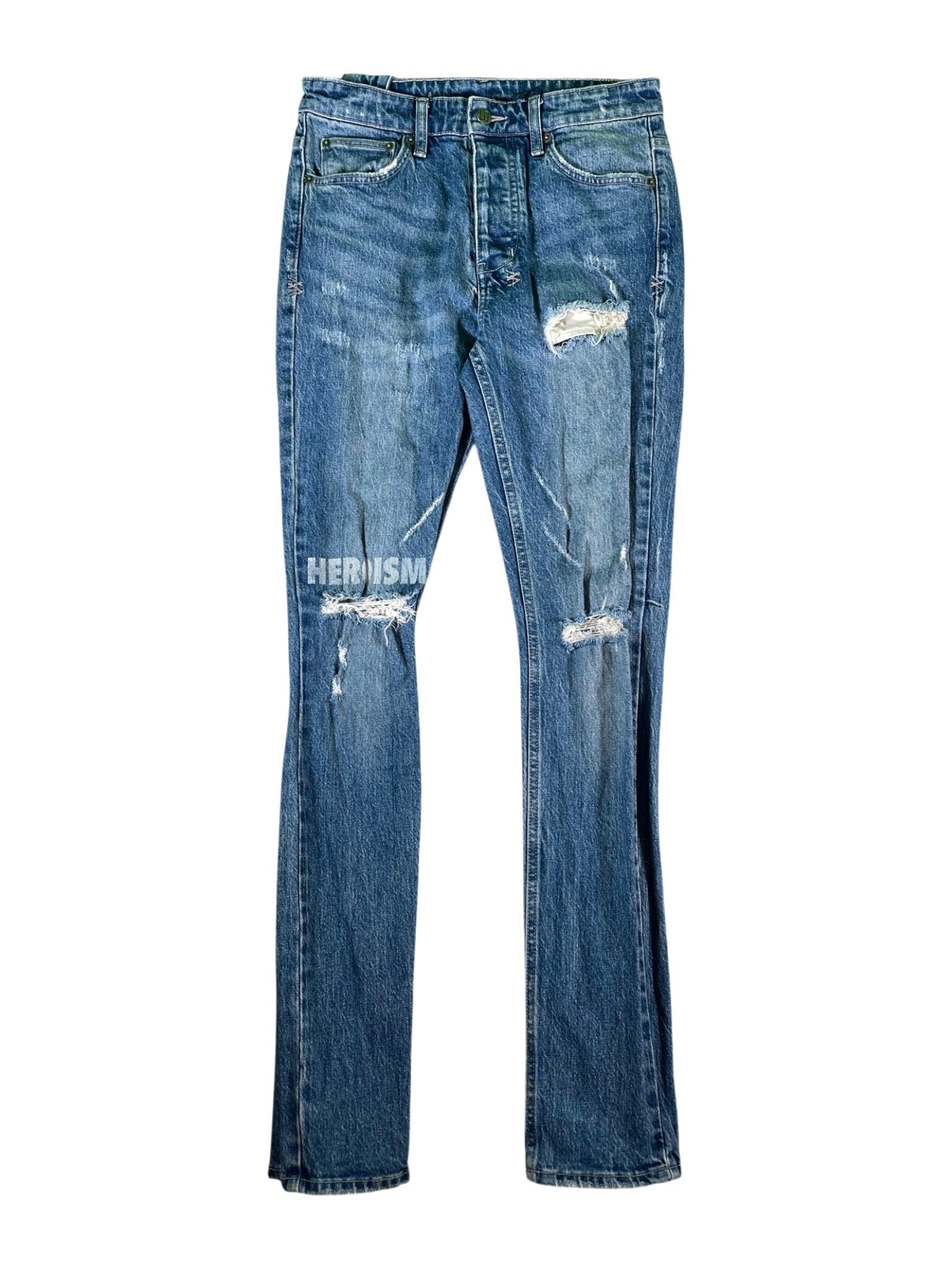 Ksubi Heroism Ripped Light Wash Jeans