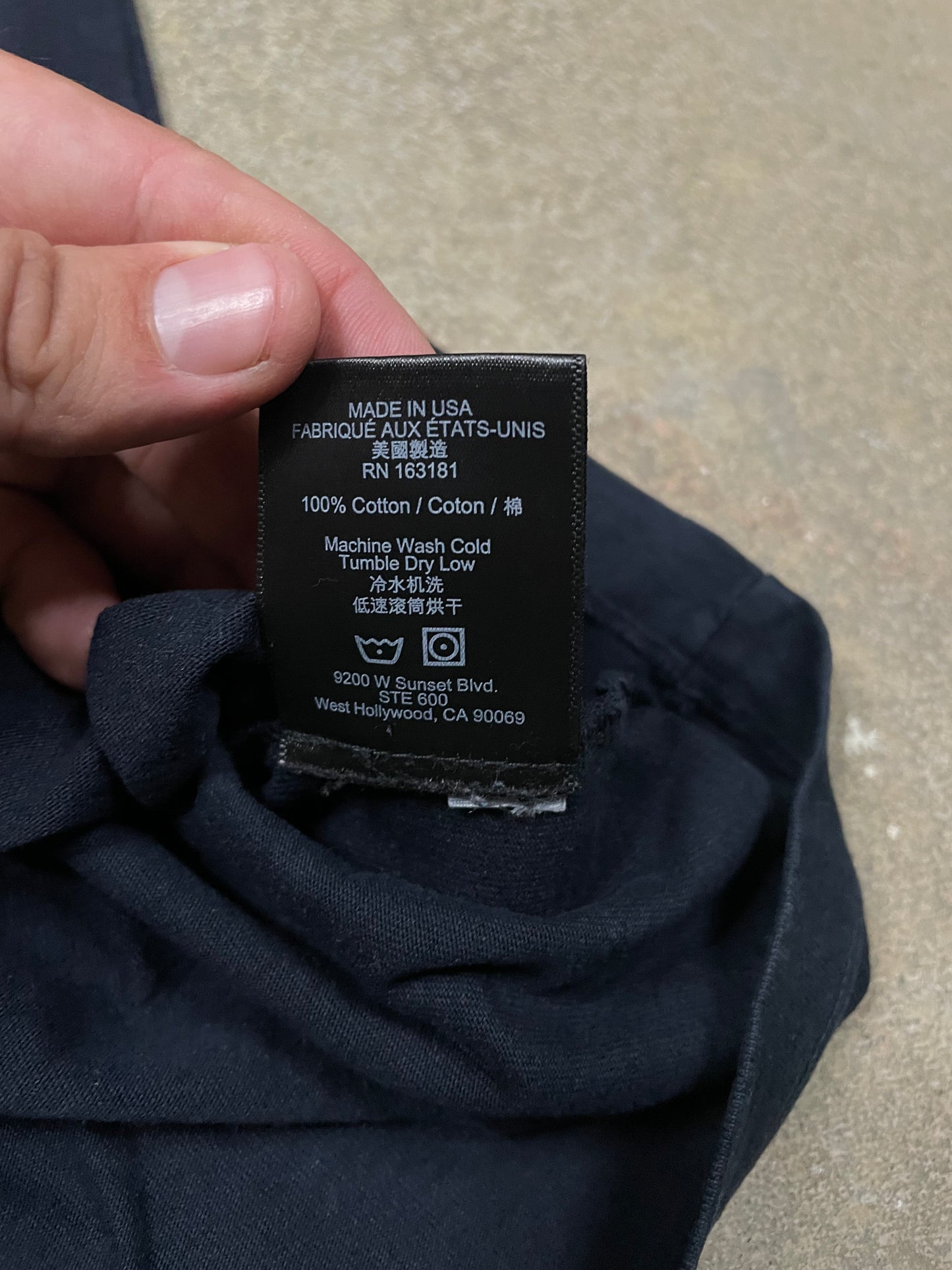 Rhude Tee Jaguar Navy XL Used