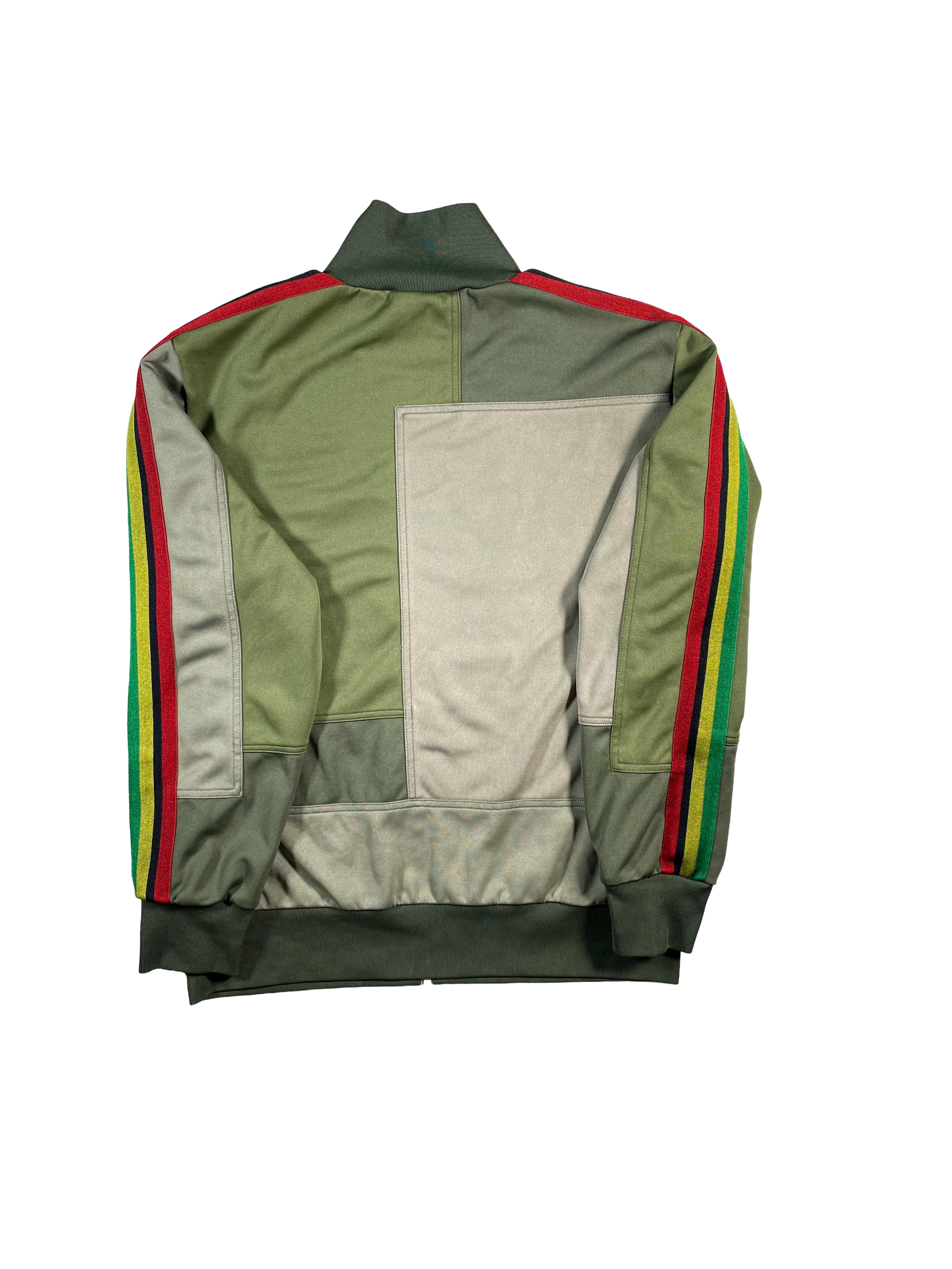 Palm Angels Patch Work Olive Track Jacket