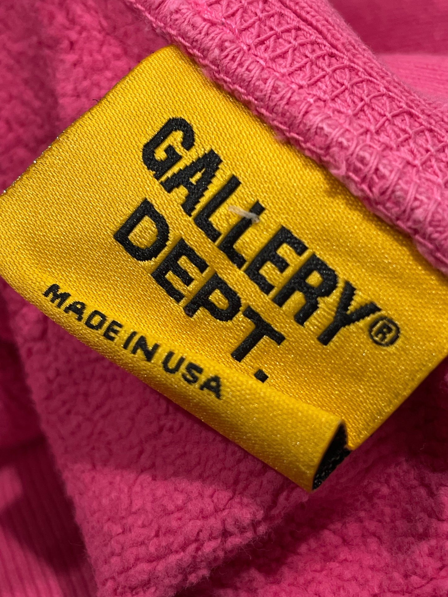 Gallery Dept Logo Pink Pullover Hoodie