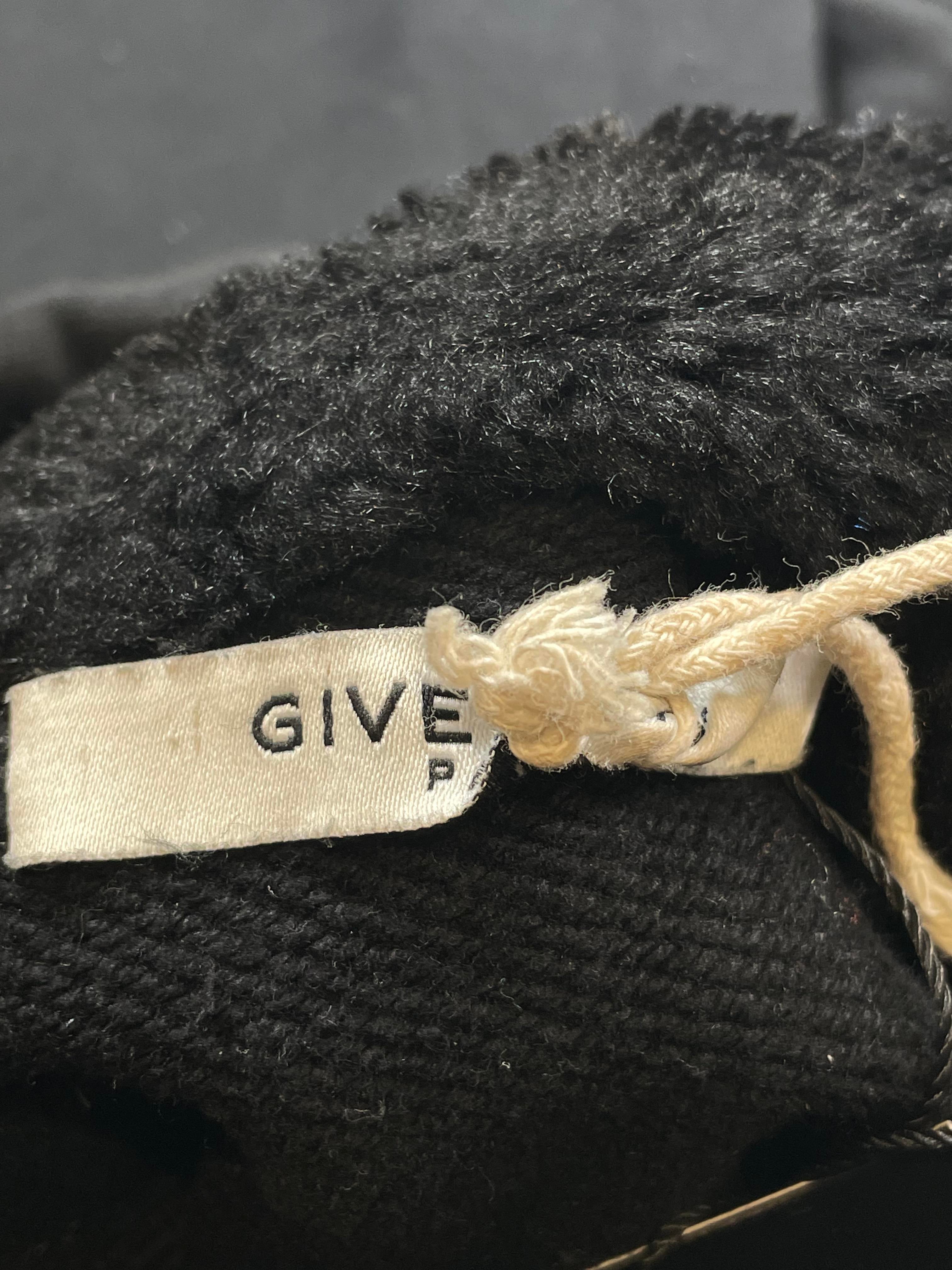 Givenchy Lion Embroidered Black & Red Hoodie