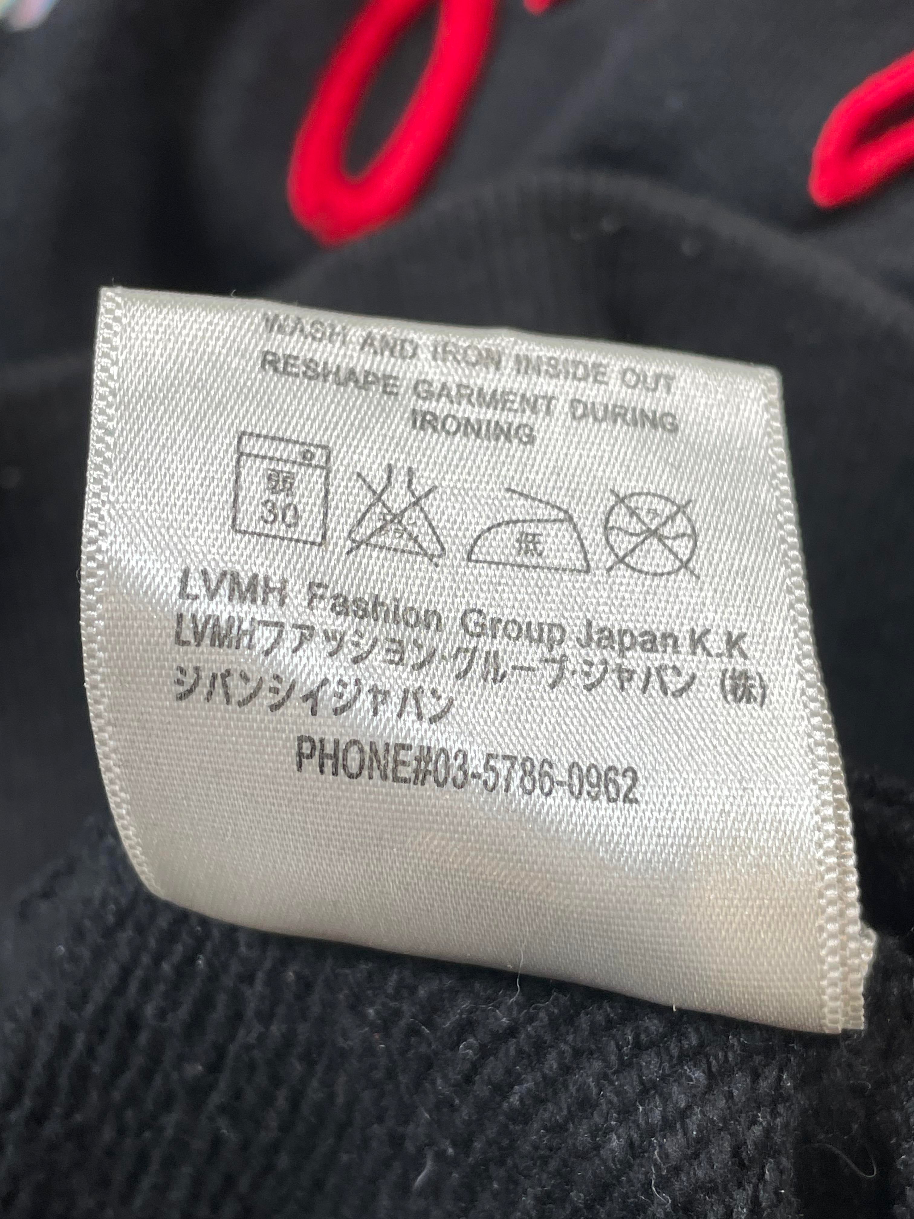 Givenchy Lion Embroidered Black & Red Hoodie