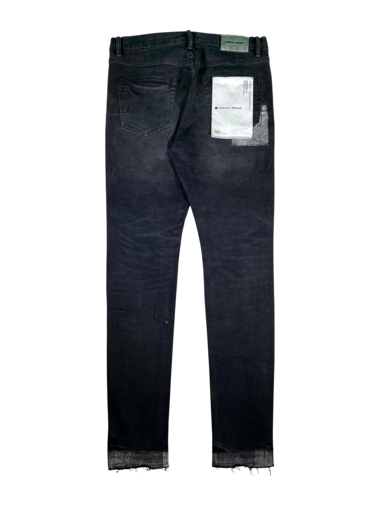 Purple Brand Patchwork Black & Silver Jeans